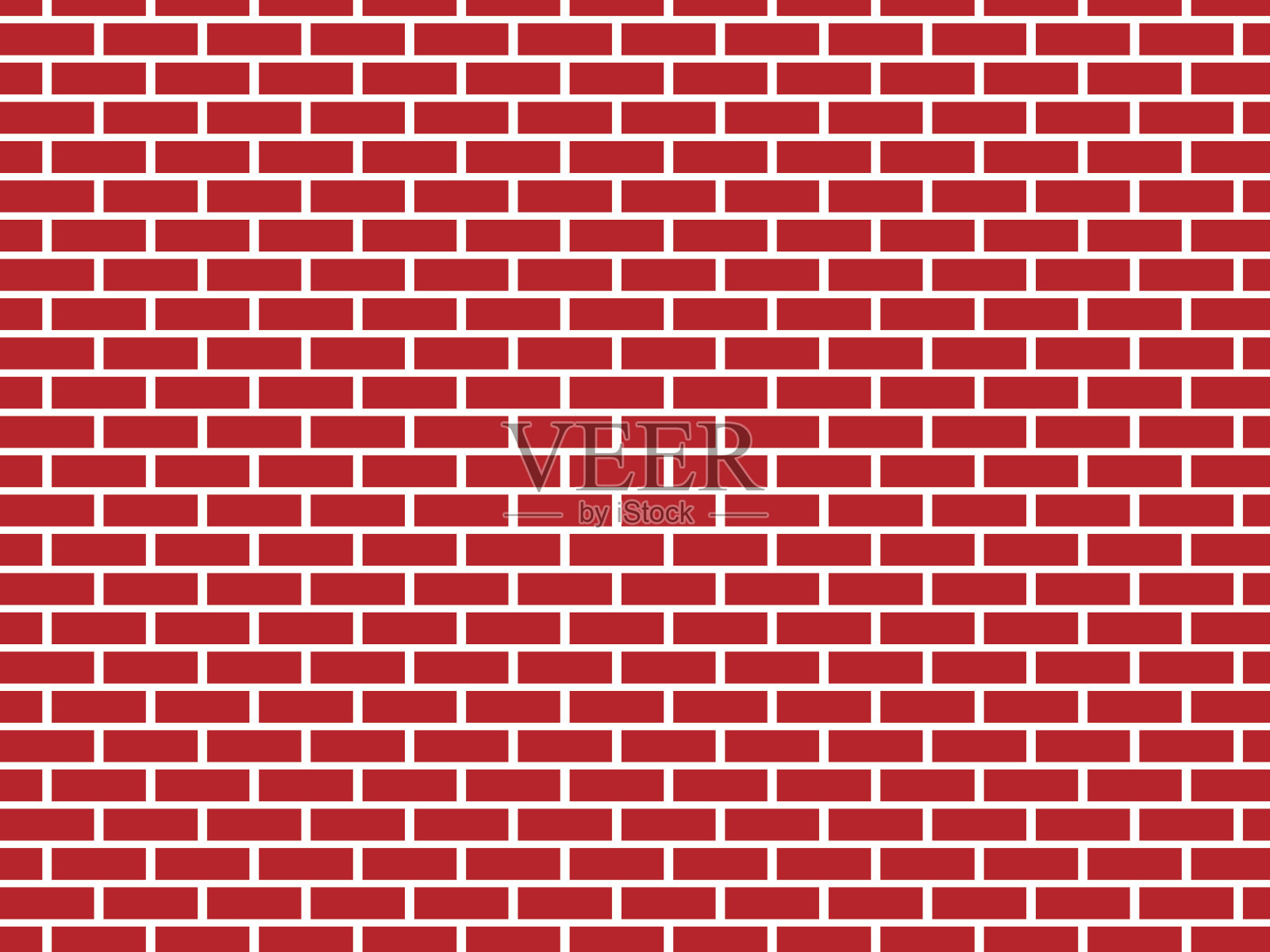 红砖墙背景。插画图片素材