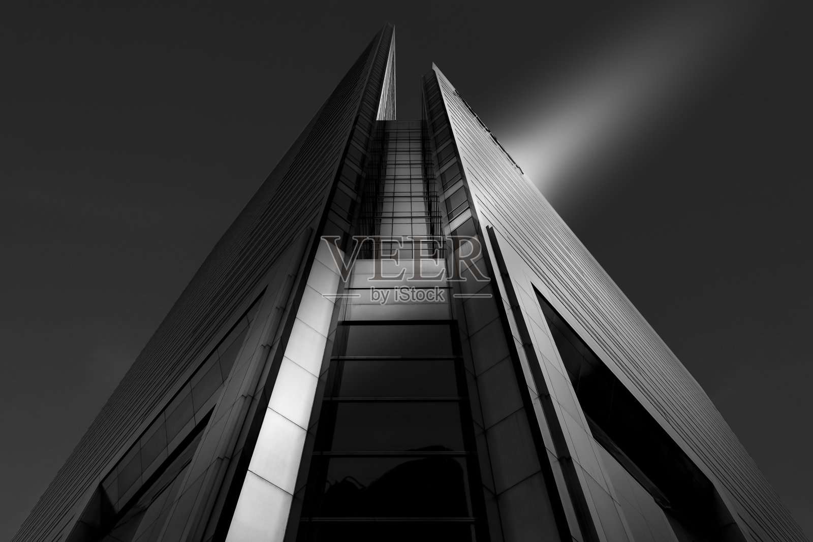 抽象建筑，黑白建筑照片摄影图片