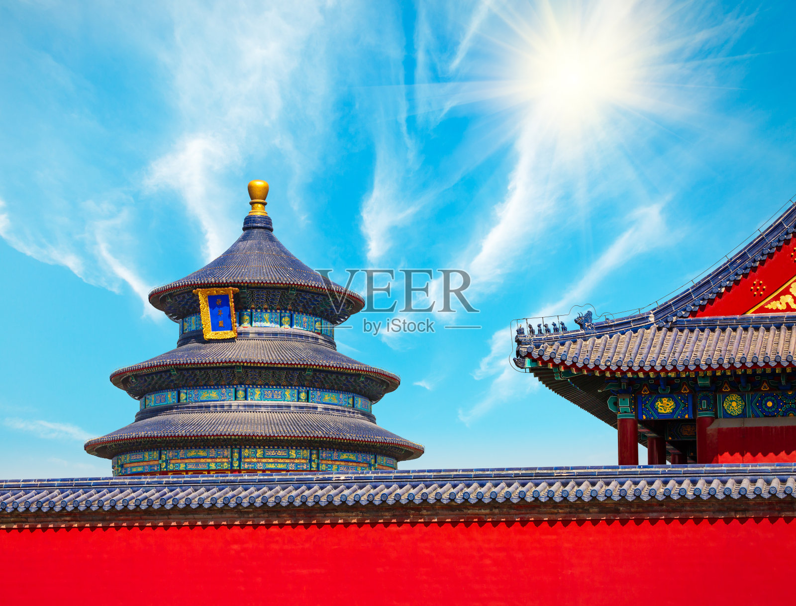 北京天坛，中国文化的象征照片摄影图片