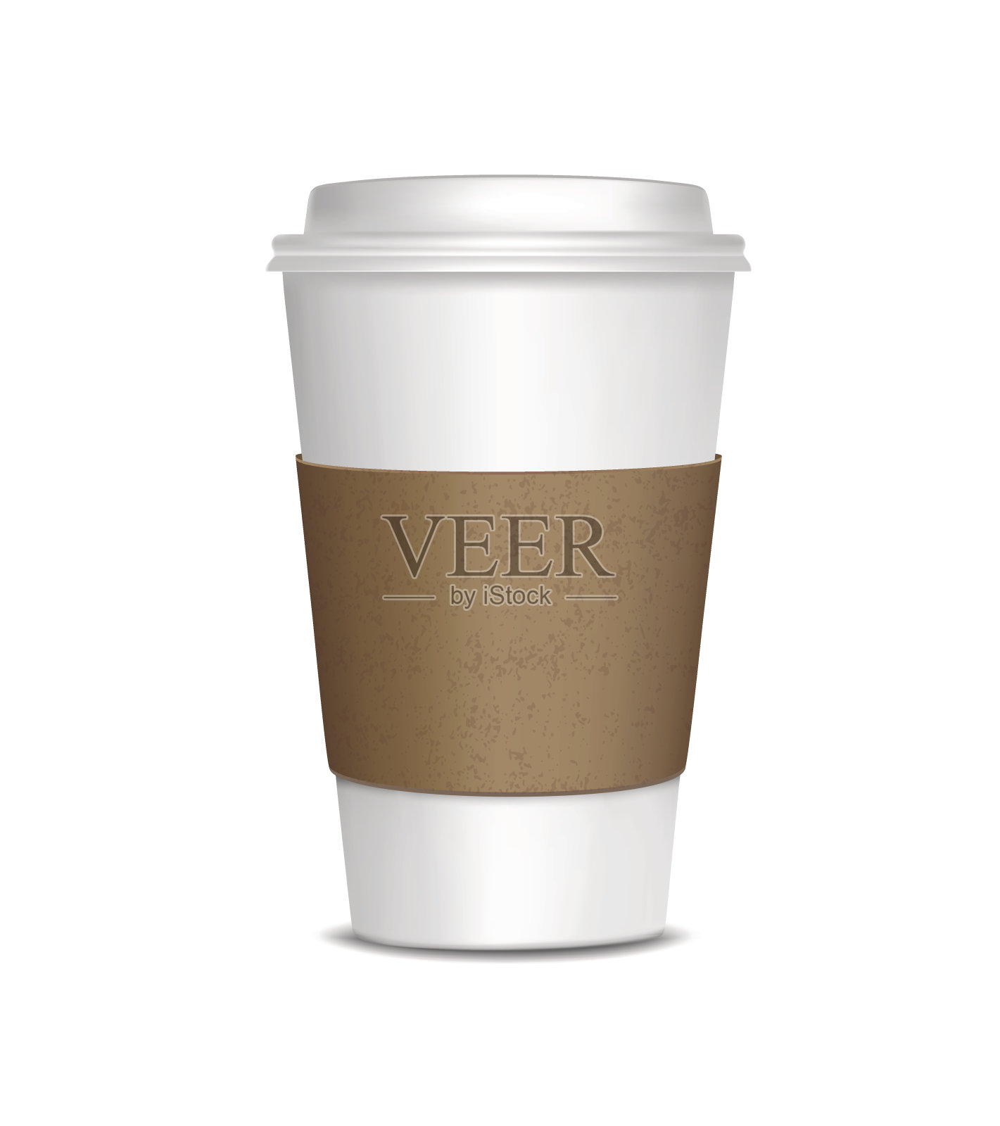 咖啡杯孤立在白色背景设计元素图片