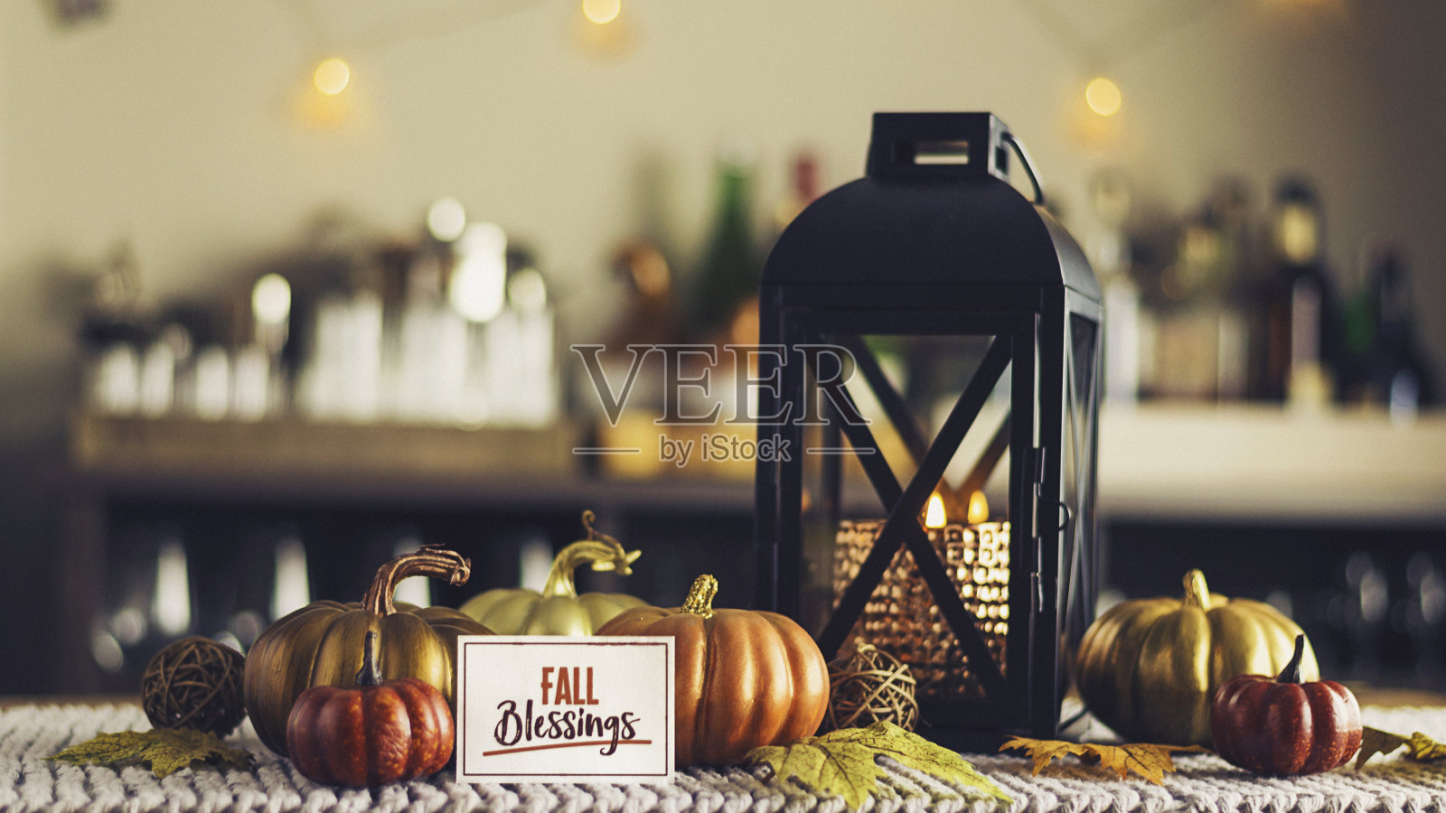 秋天的装饰用祝福短信为秋天的假期照片摄影图片
