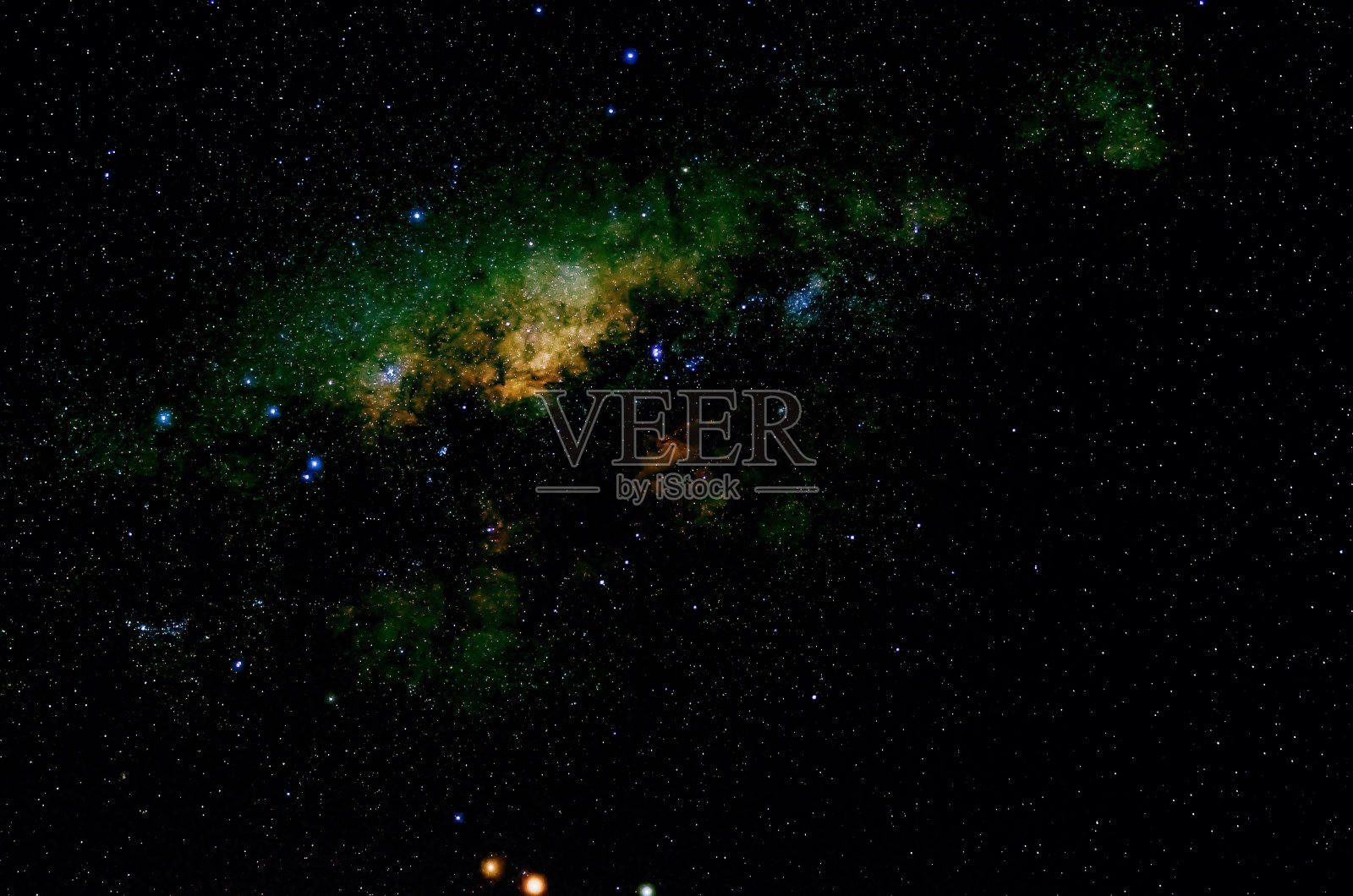 星星和星系外太空天空夜晚宇宙黑色背景照片摄影图片