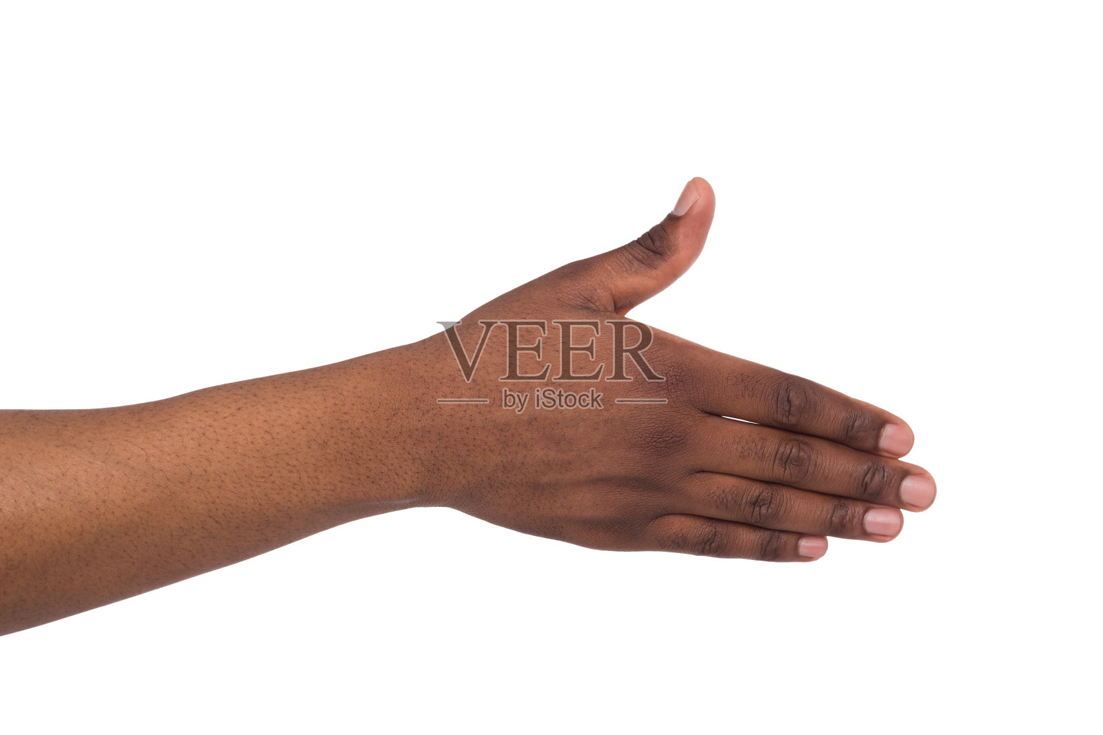 一个黑人的手准备握手照片摄影图片
