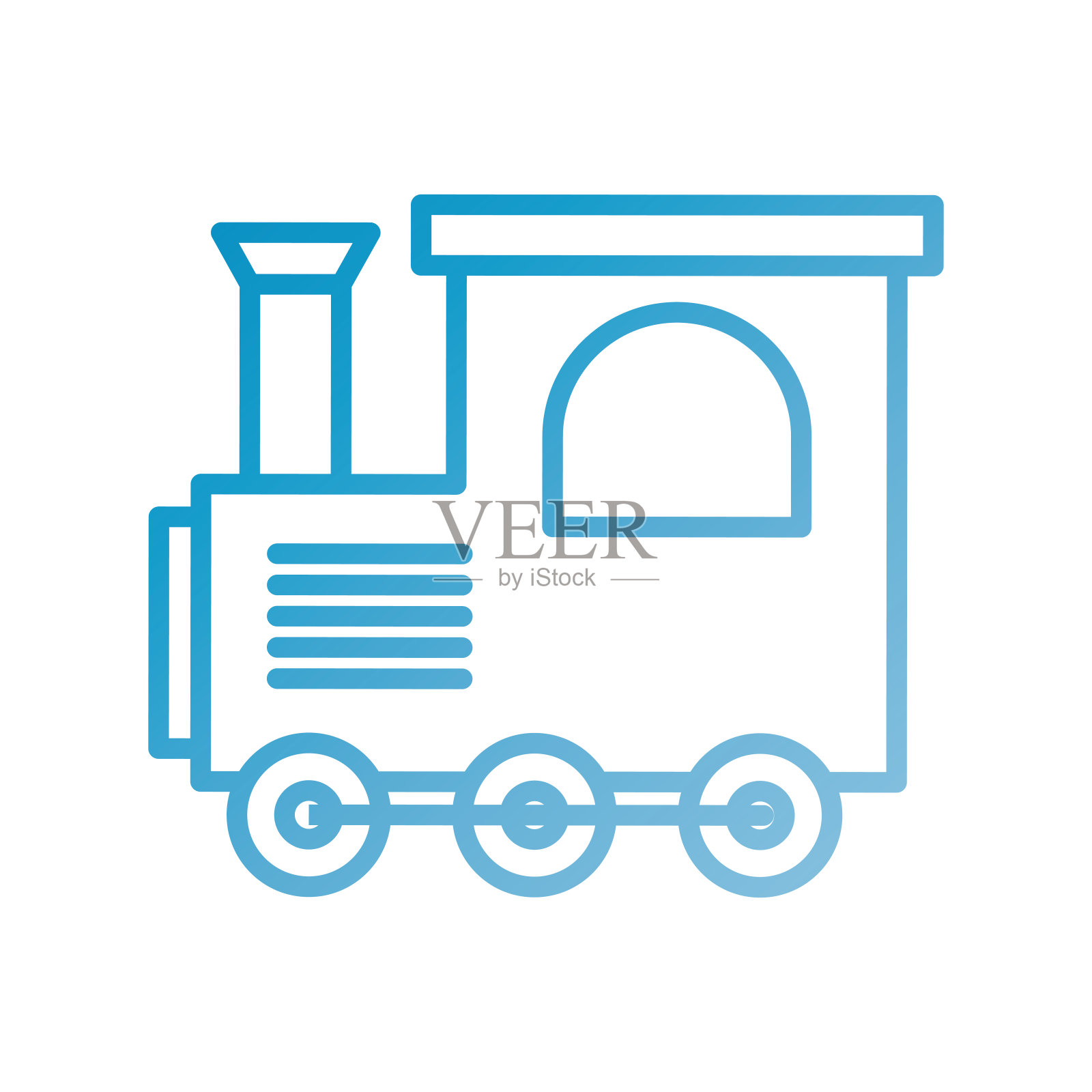 火车玩具儿童机车微型插画图片素材