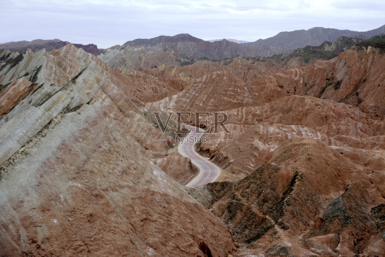 中国甘肃张掖丹霞地貌地质公园照片摄影图片