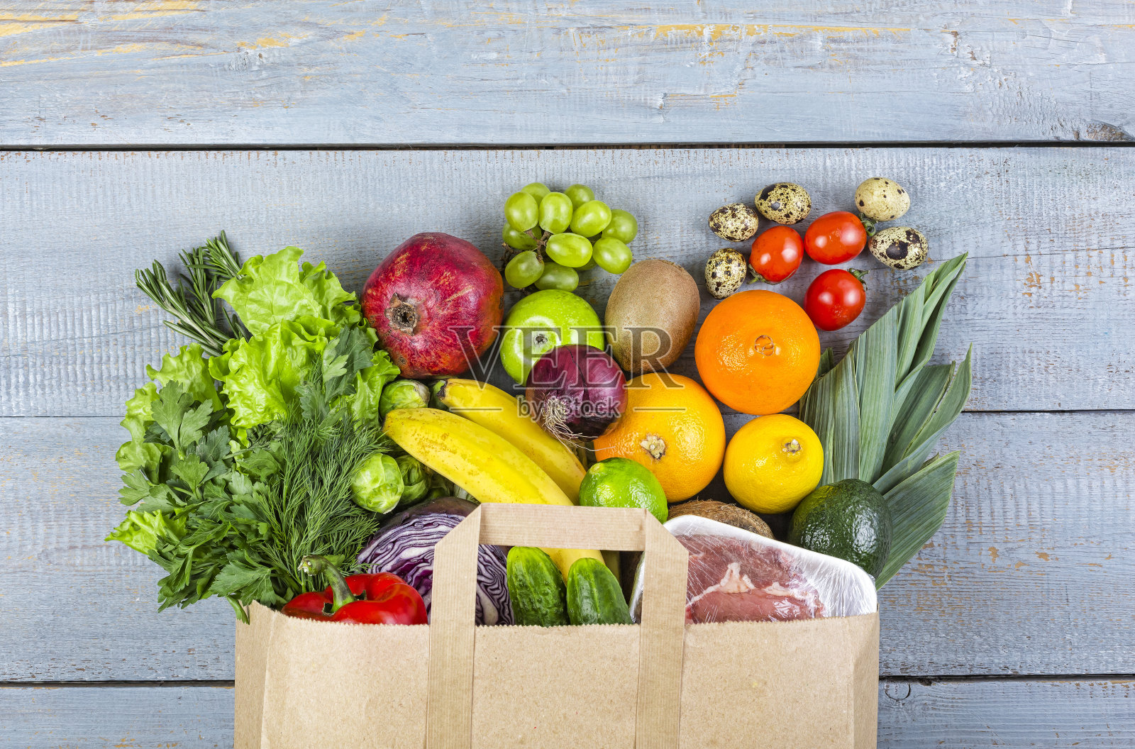 健康，食品，杂货，背景，篮子，袋子，蔬菜，鱼，平衡，购买，照片摄影图片