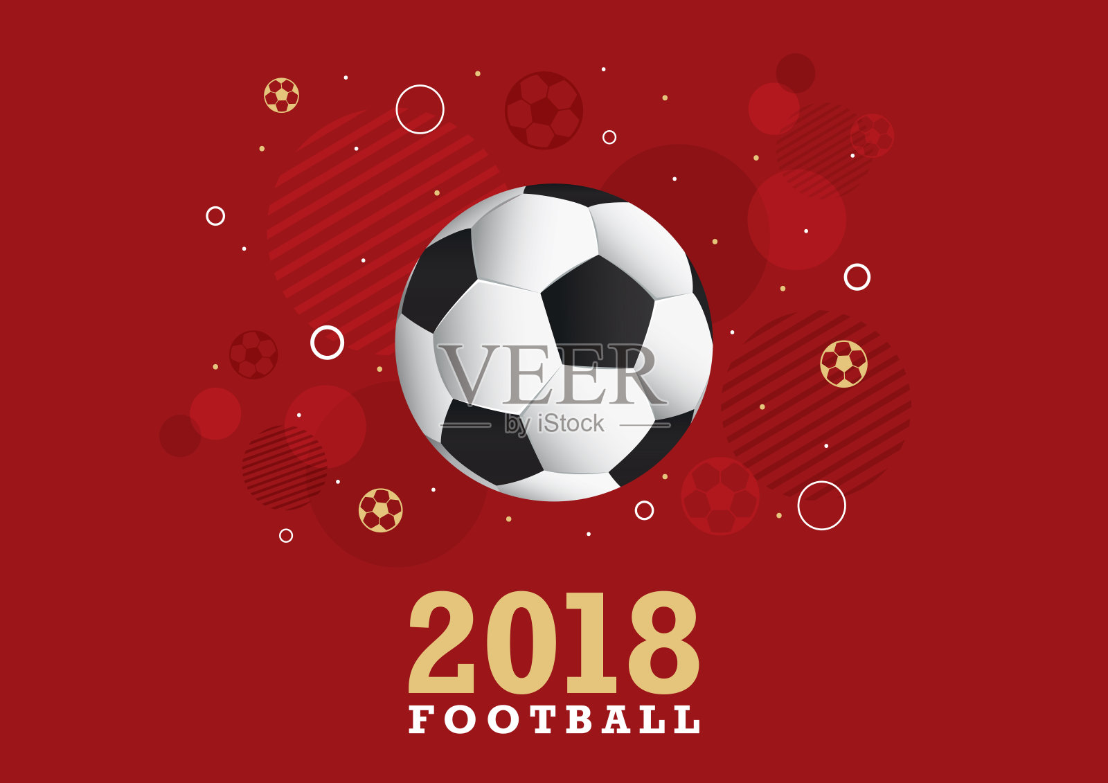 2018年足球设计插画图片素材