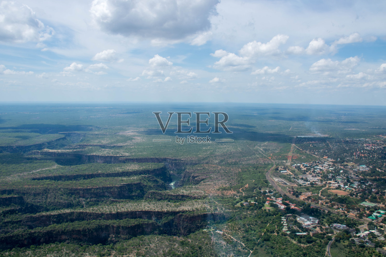 津巴布韦:维多利亚瀑布镇照片摄影图片