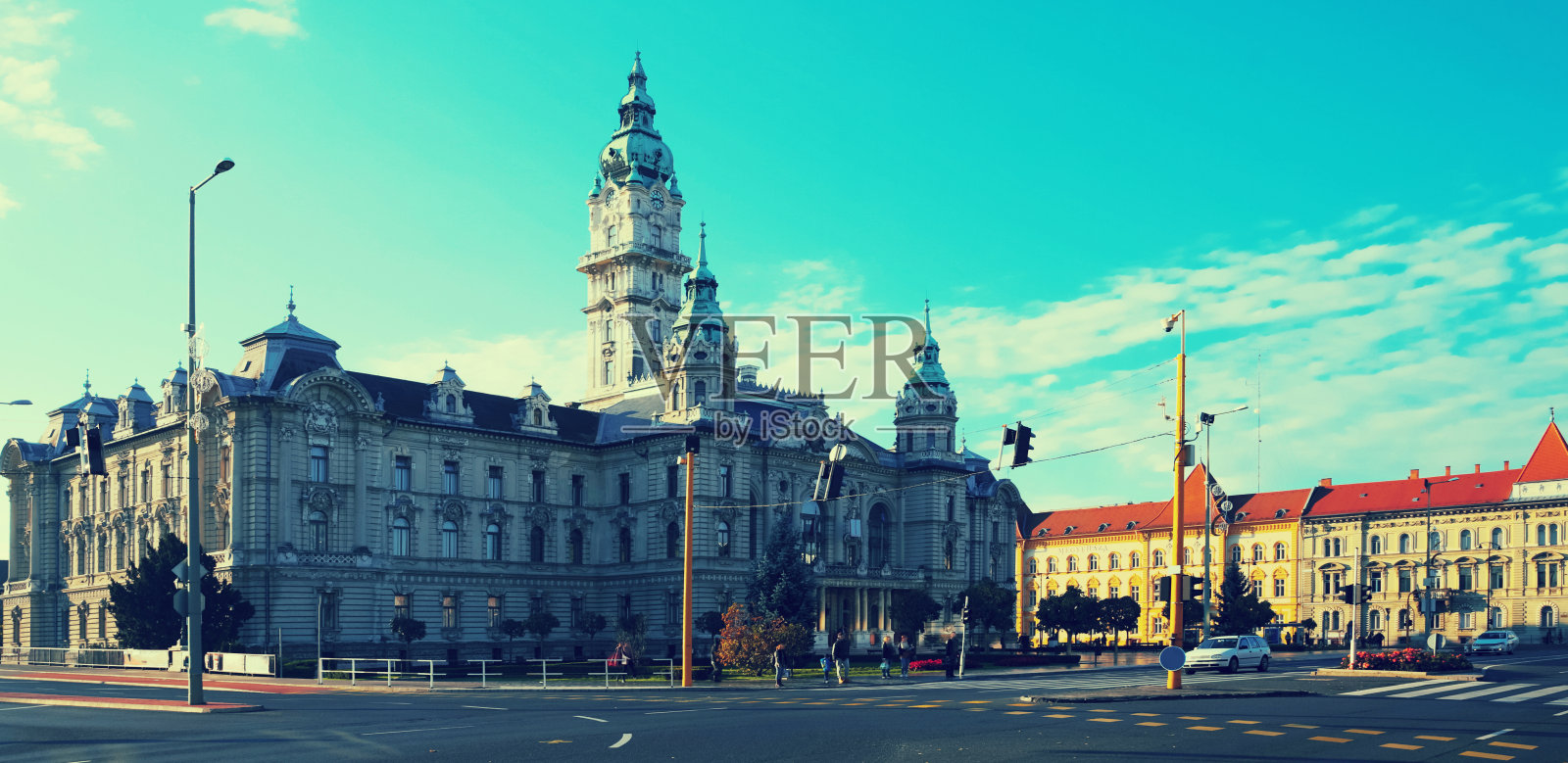 匈牙利Gyor市政厅照片摄影图片