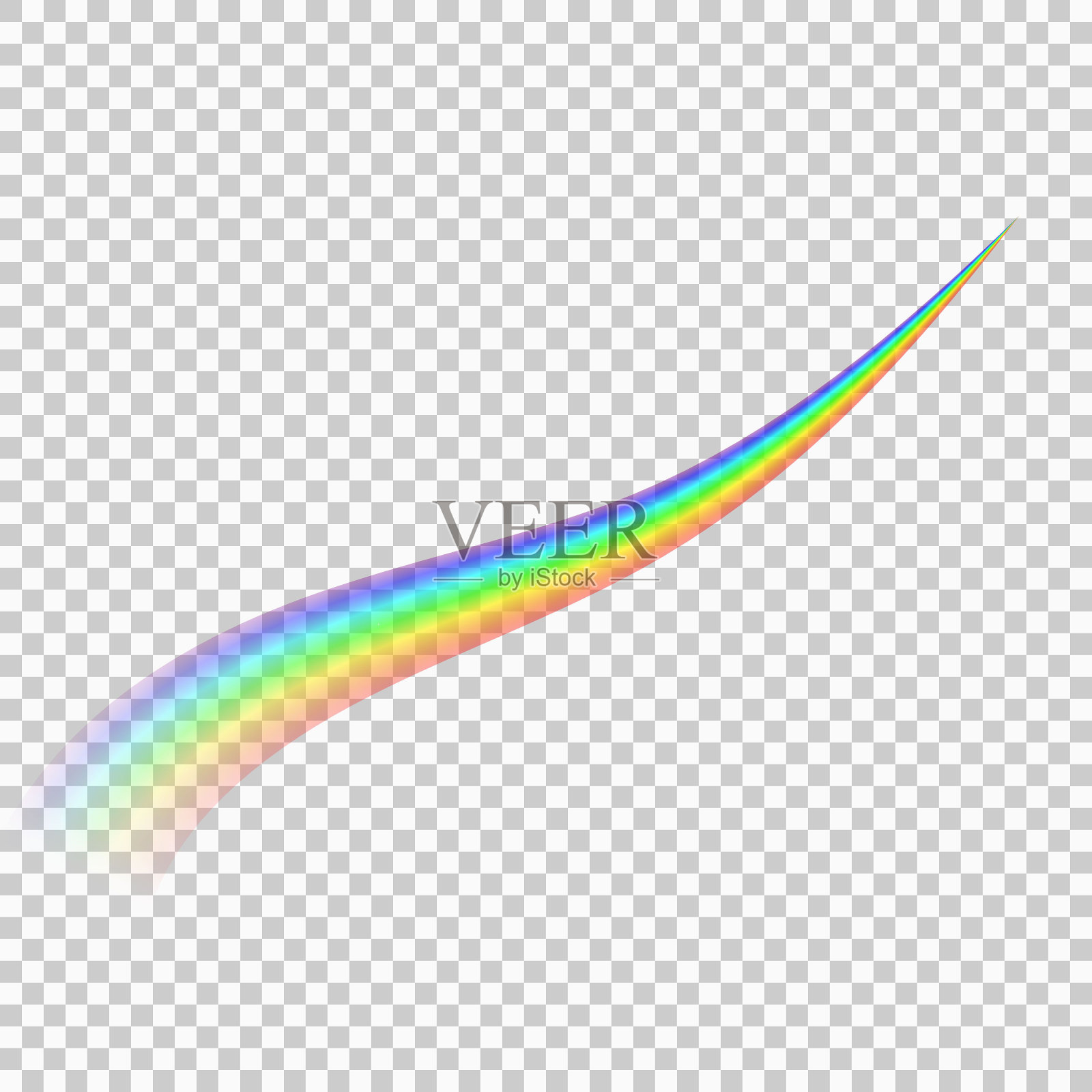 向量现实的彩虹设计元素图片