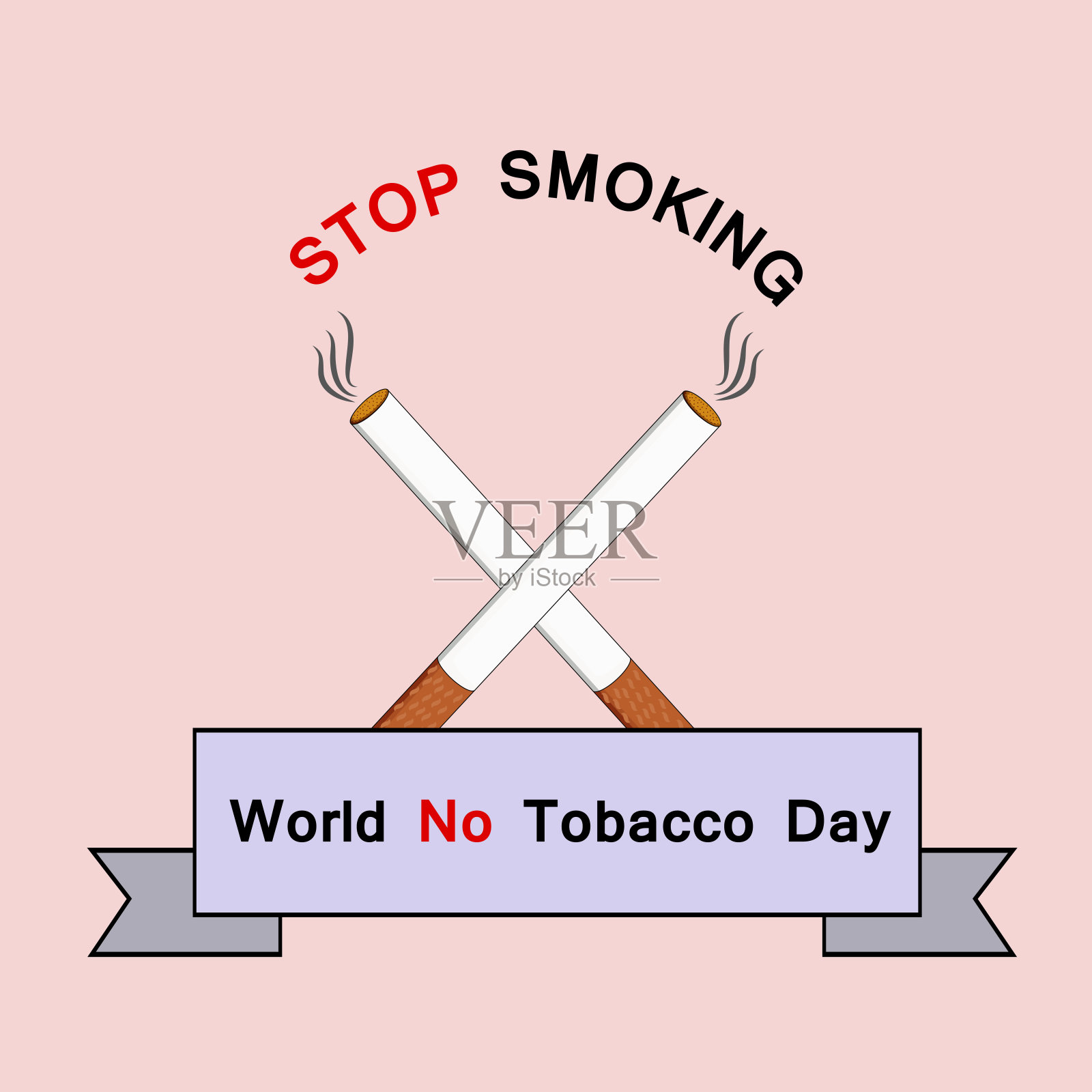 世界无烟日的背景插图插画图片素材