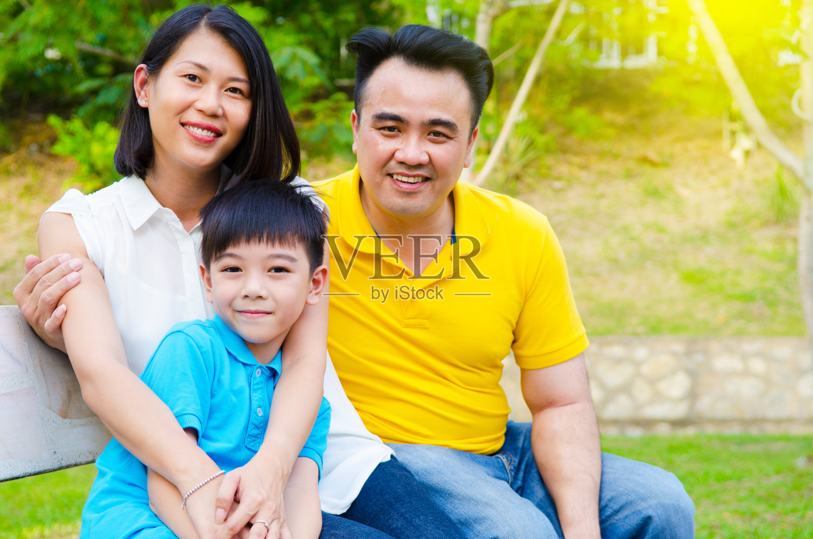 亚洲的家庭照片摄影图片
