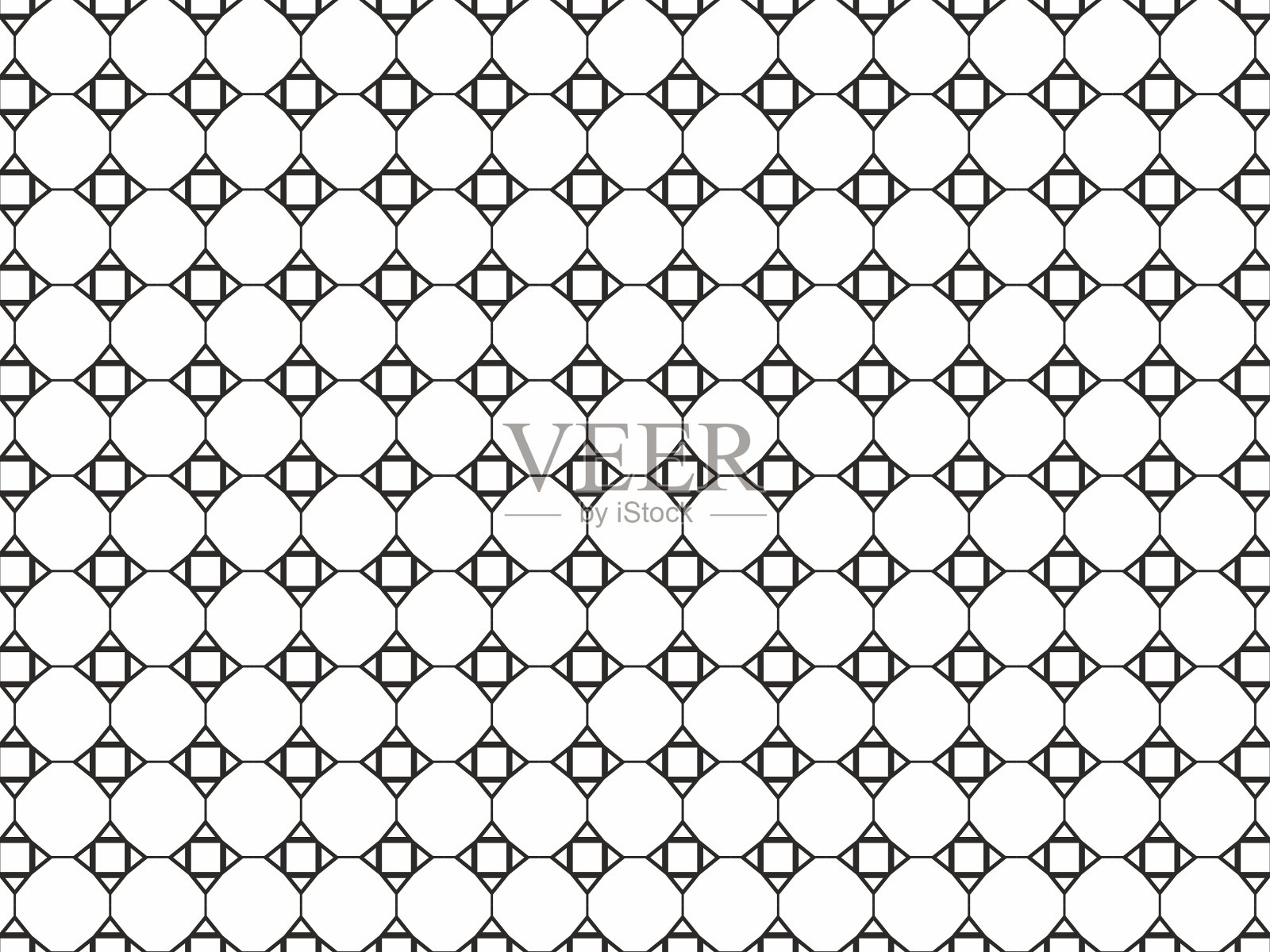 半色调单色重复几何图案黑白三角形和点。装饰设计。壁纸的概念。矢量背景的web和打印插画图片素材