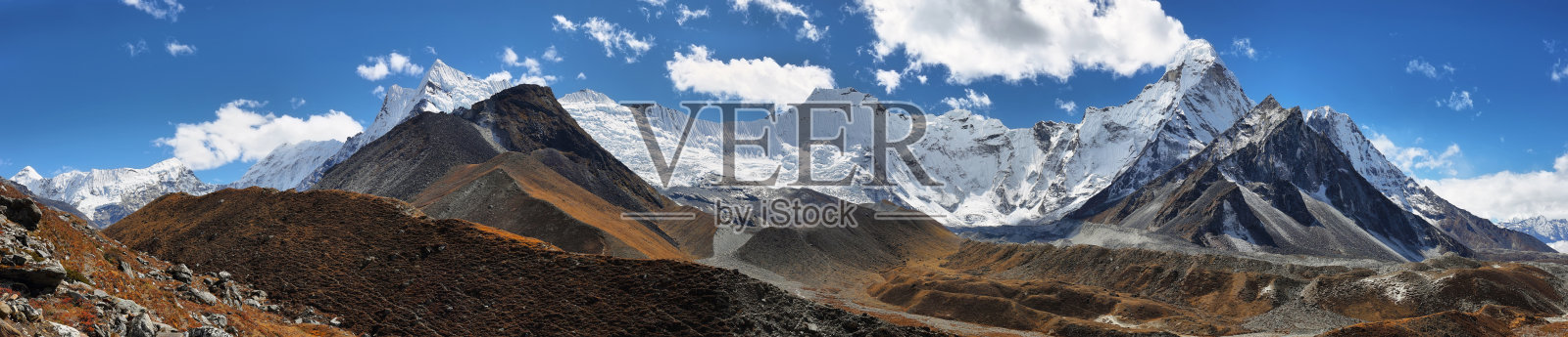 楚雄冰川和阿玛大坂峰景色照片摄影图片