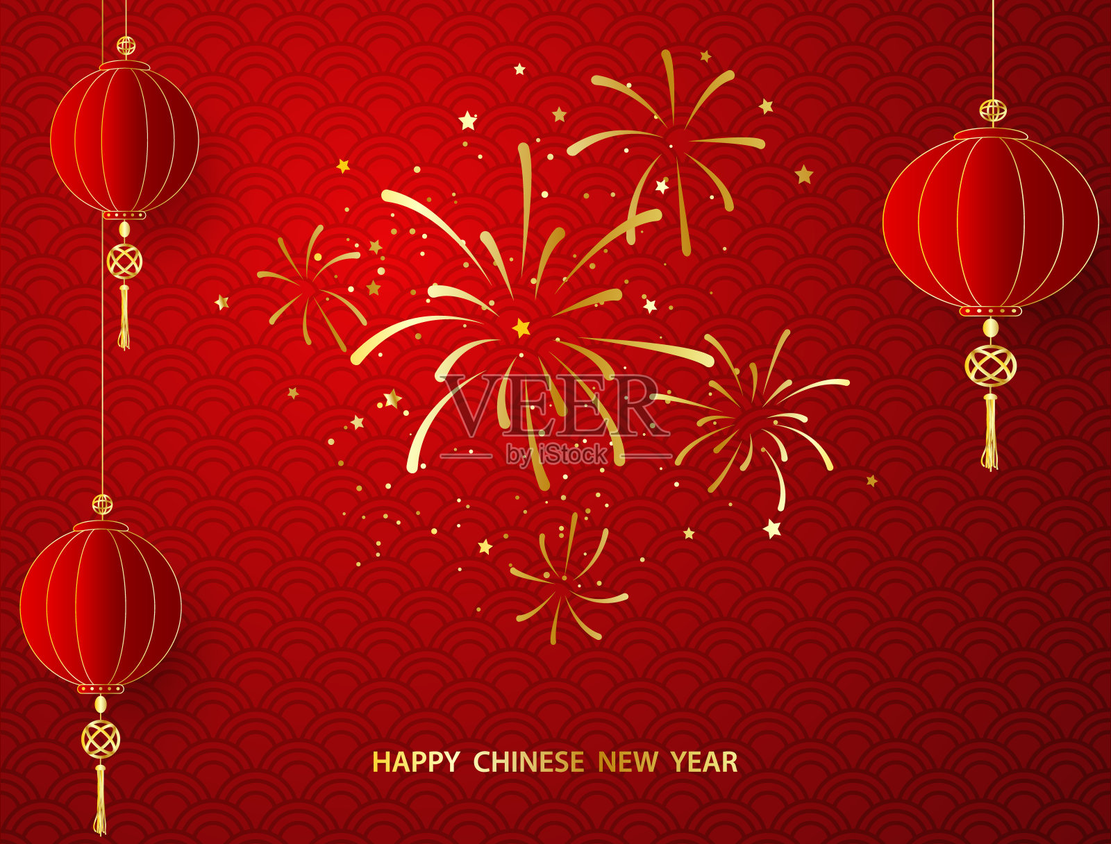 快乐中国新年2019旗帜卡向量图形和背景插画图片素材