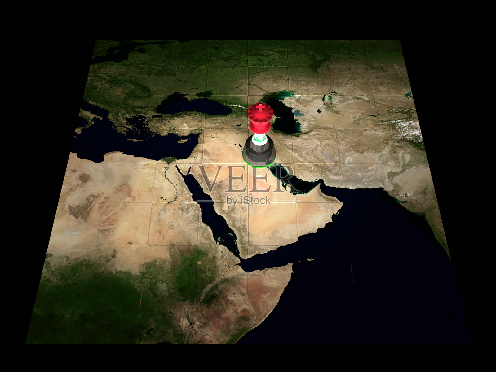 伊拉克象棋地图照片摄影图片