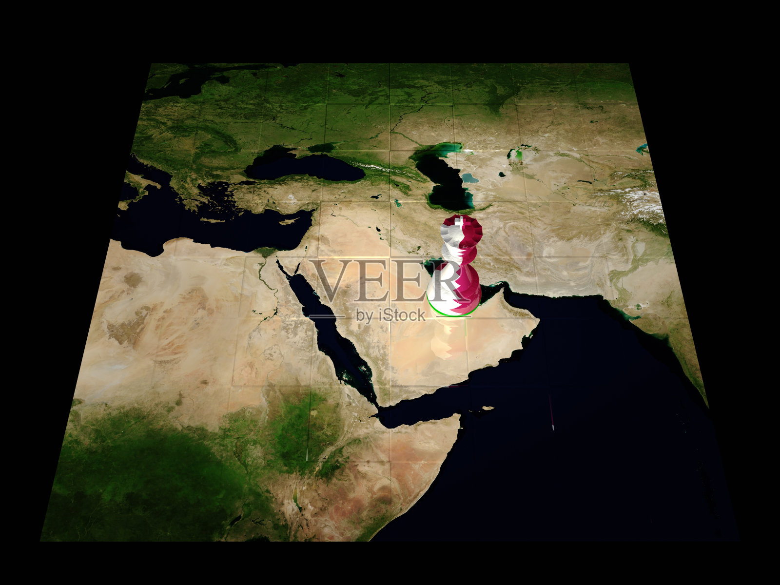卡塔尔国际象棋地图照片摄影图片