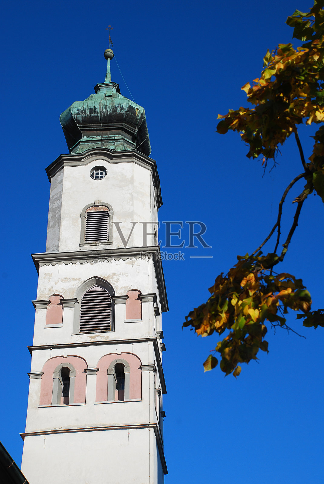 圣斯蒂芬教堂，市场广场。德国博登西林道照片摄影图片