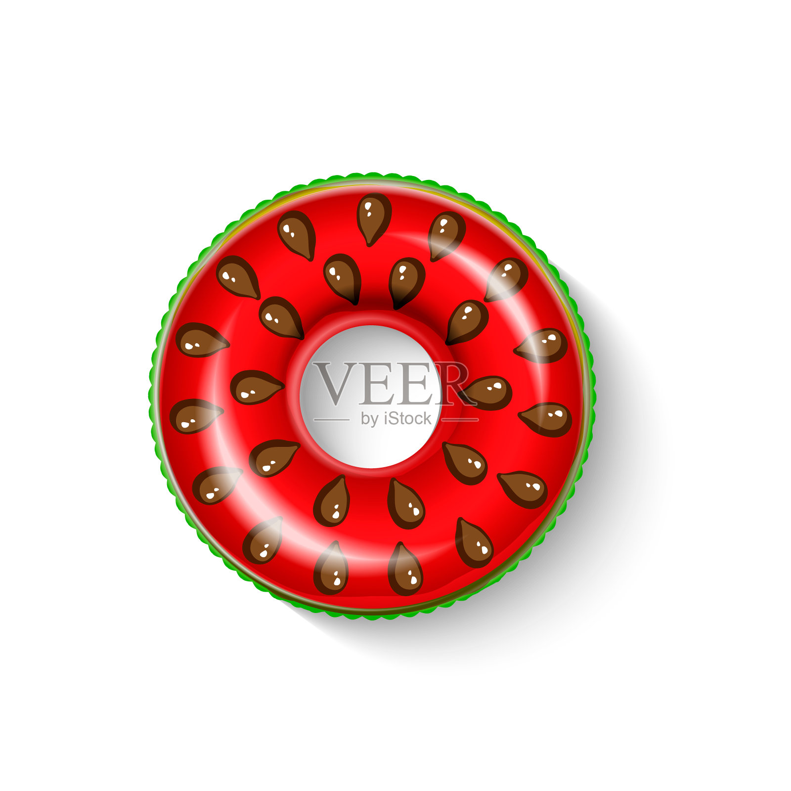 浮动甜甜圈圈图标设计元素图片