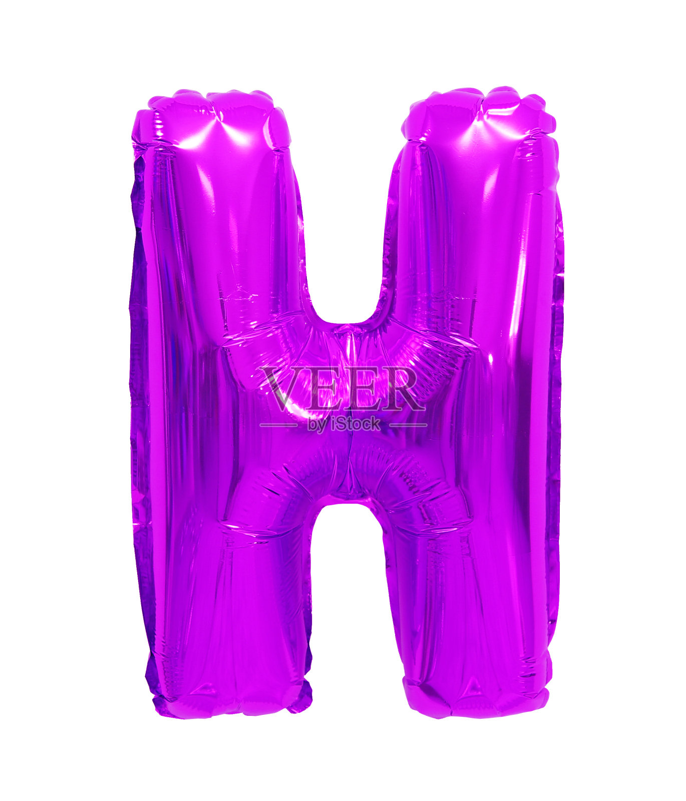 字母H紫色，紫色气球照片摄影图片