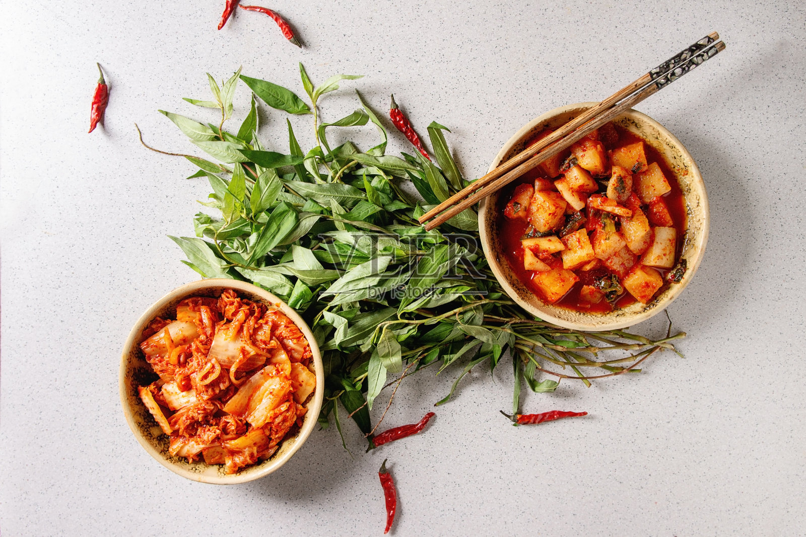 韩国泡菜开胃菜照片摄影图片