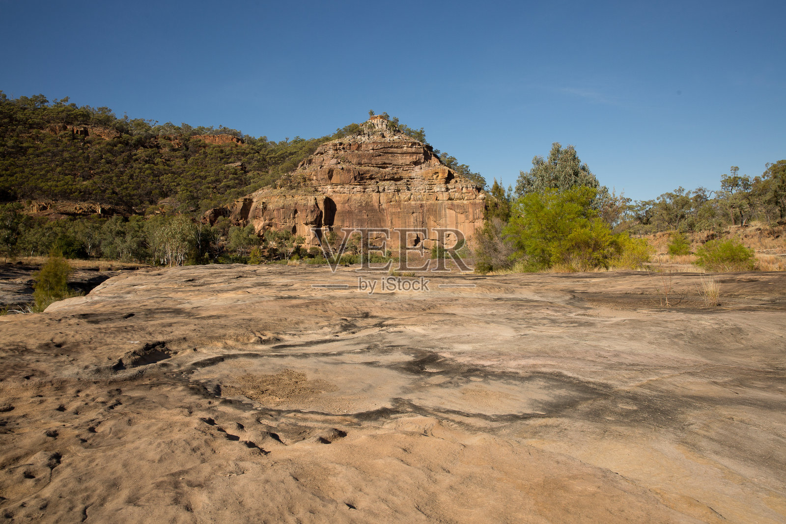 豪猪峡谷和金字塔岩位于澳大利亚昆士兰休根登以北约60公里处。这是昆士兰州西部一个独特的地方。照片摄影图片