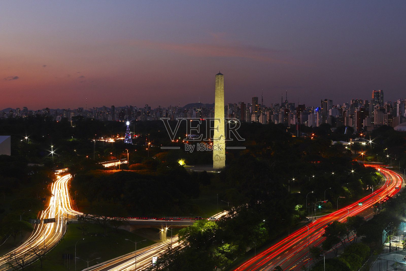 方尖碑，圣保罗，巴西照片摄影图片