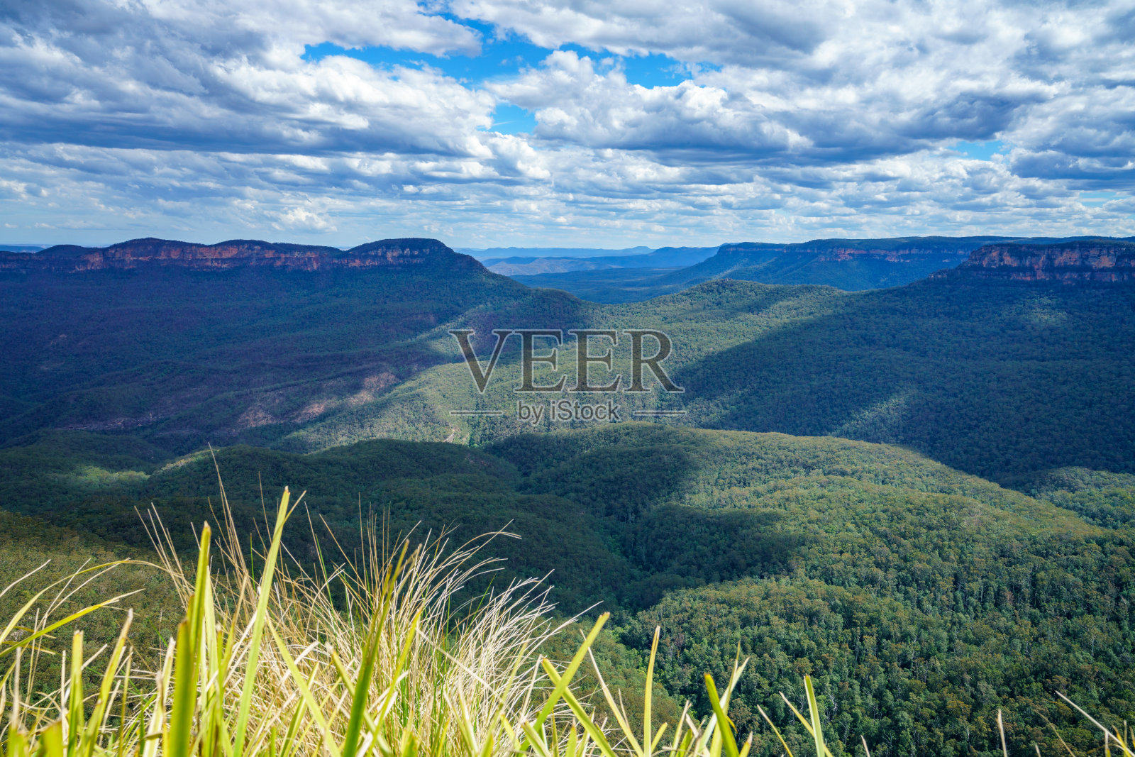 三姐妹在katoomba，蓝山，澳大利亚照片摄影图片