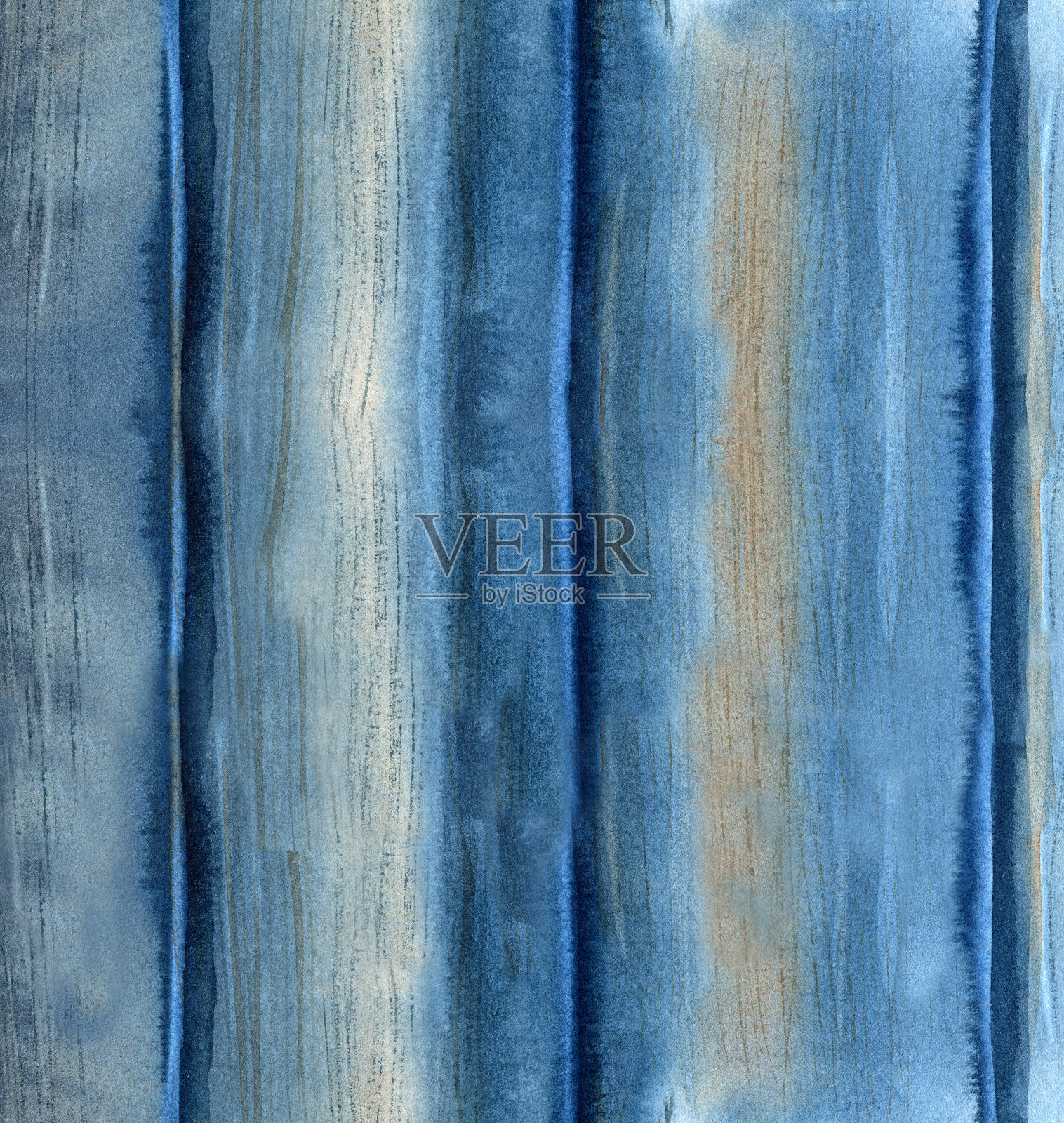 抽象水彩海军蓝木制背景。插画图片素材