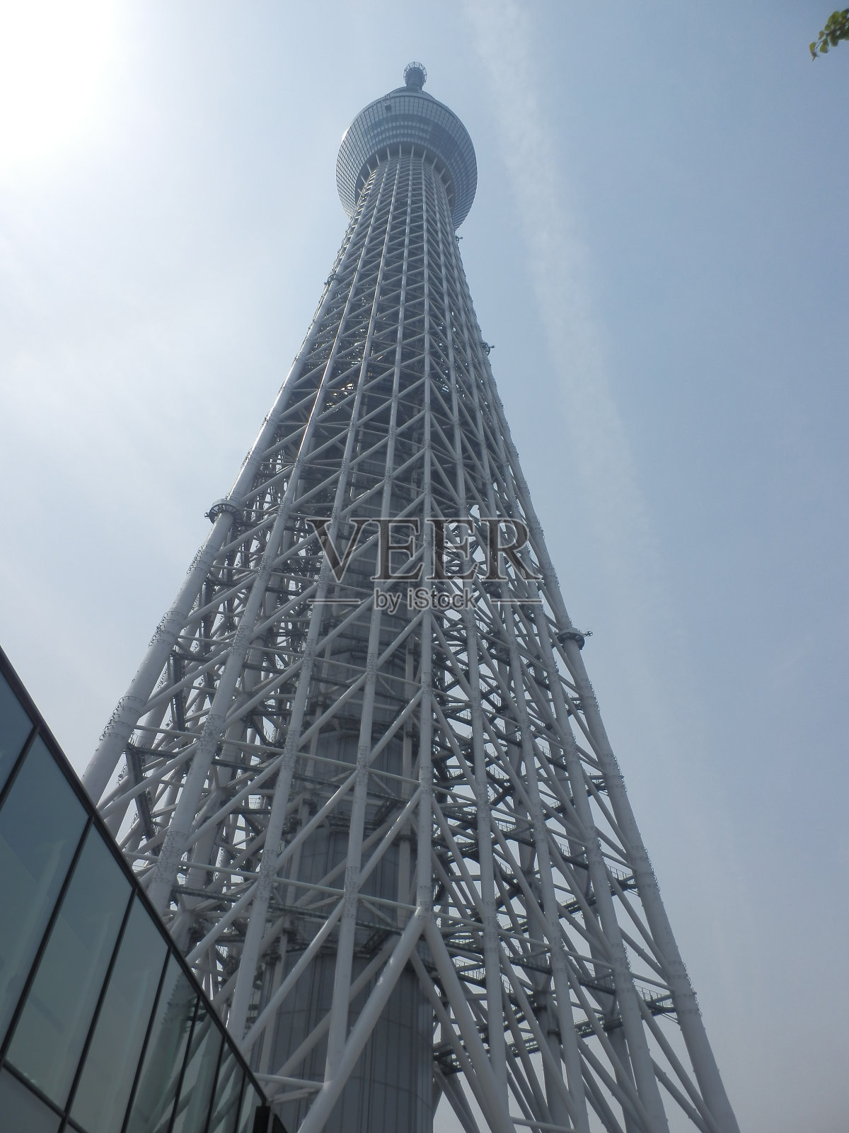 日本东京天空树和轨迹照片照片摄影图片