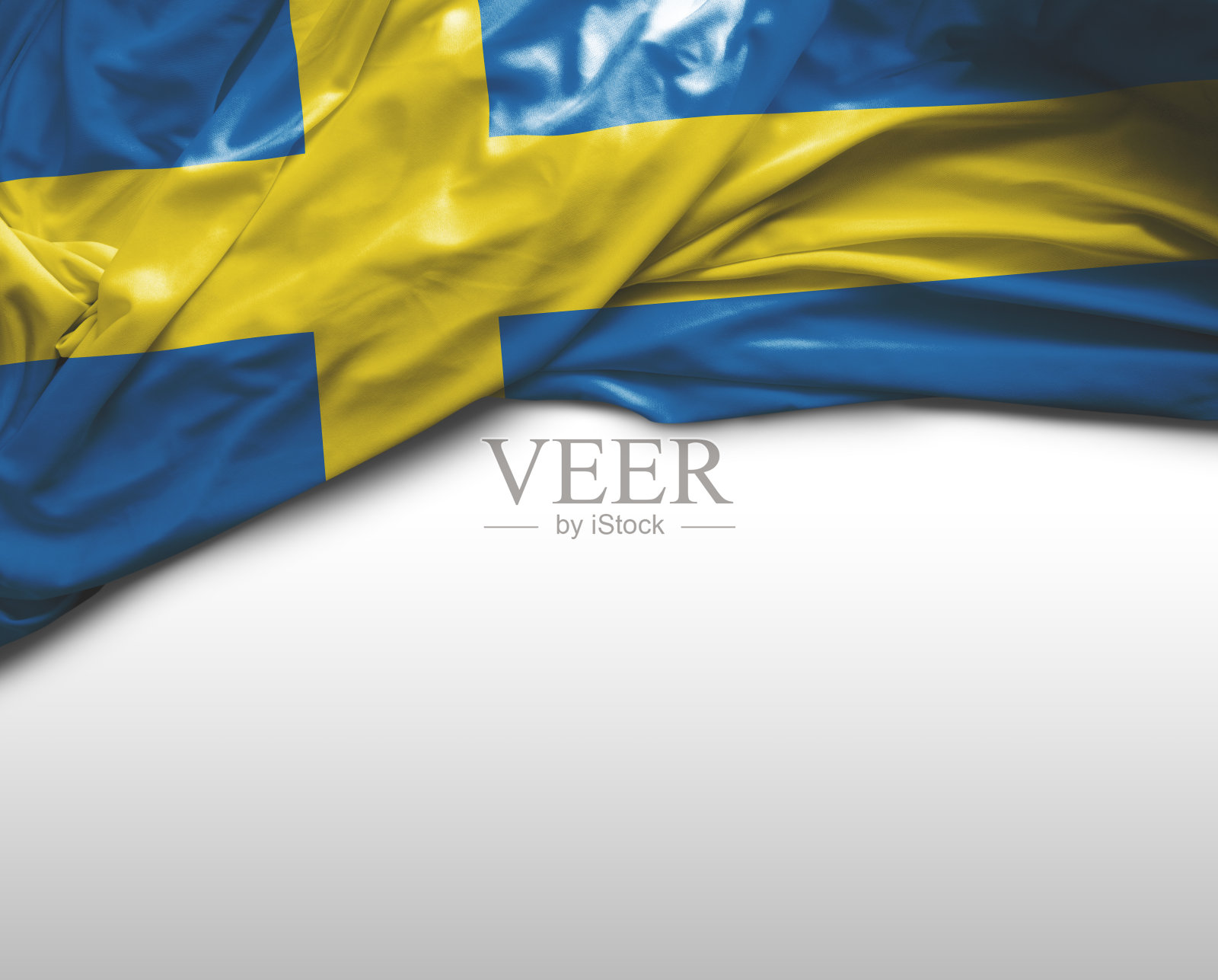 瑞典挥舞着国旗照片摄影图片