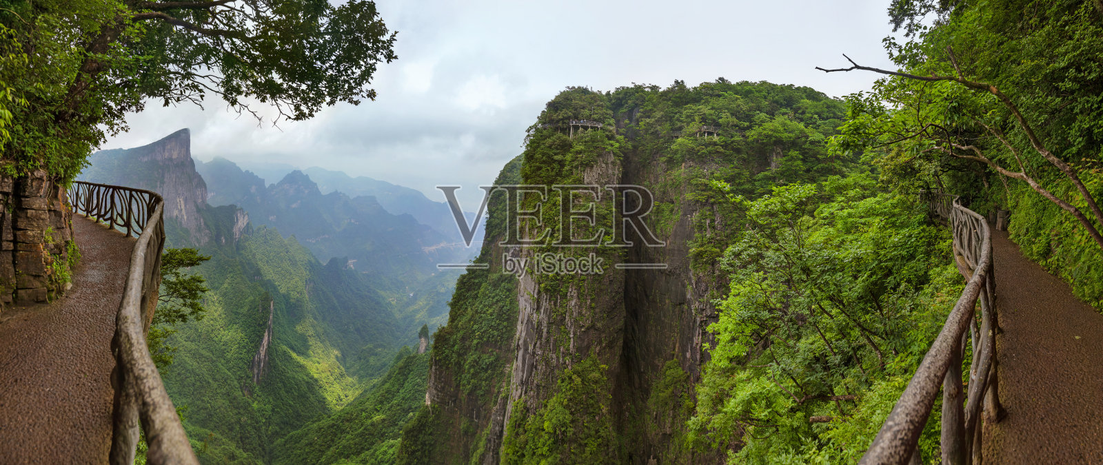 天门山自然公园全景-中国照片摄影图片