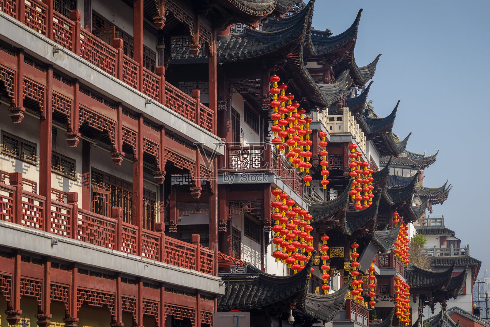 上海历史老城区建筑景观照片摄影图片