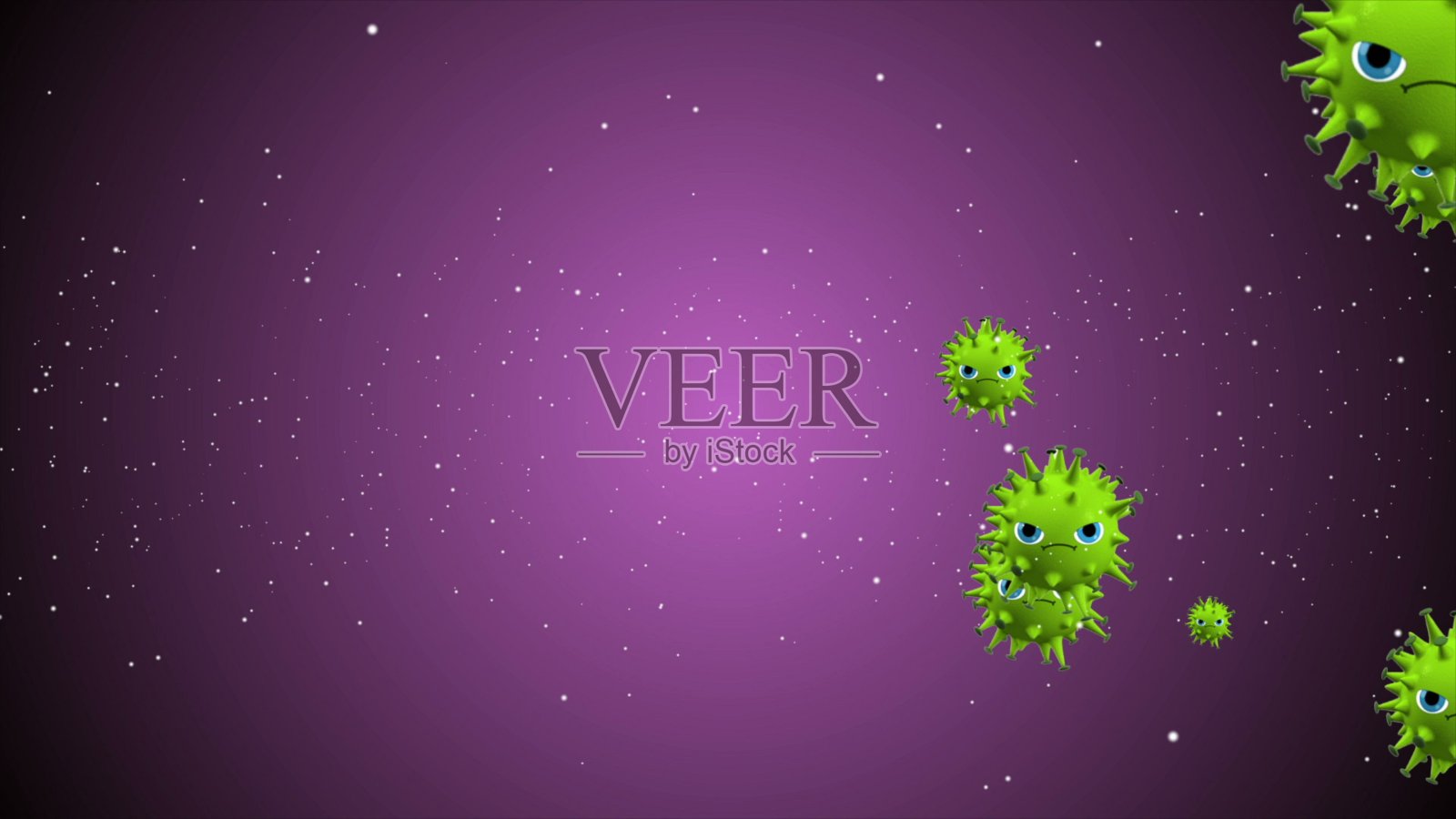 冠状病毒细菌插画图片素材