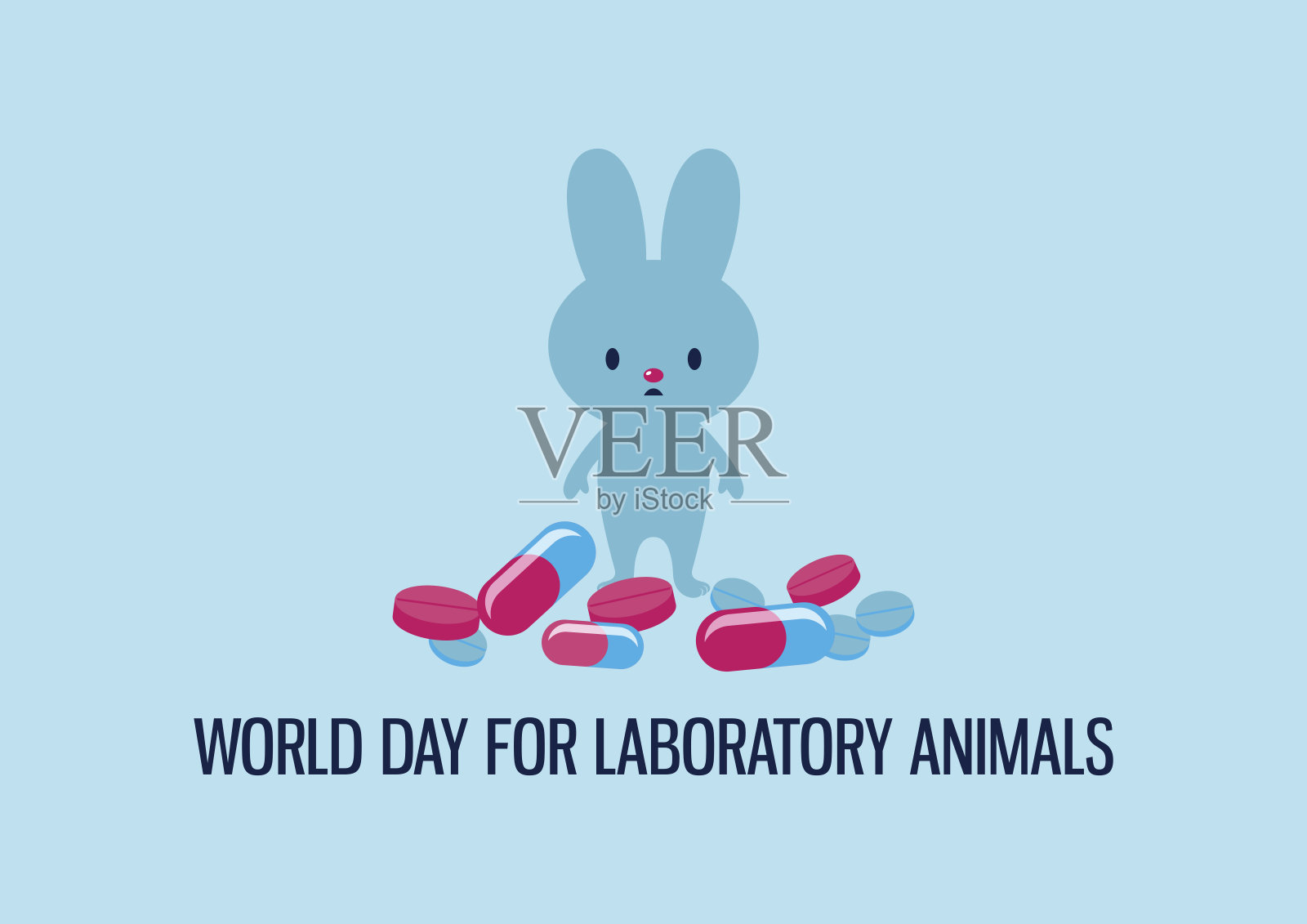 世界实验动物病媒日插画图片素材
