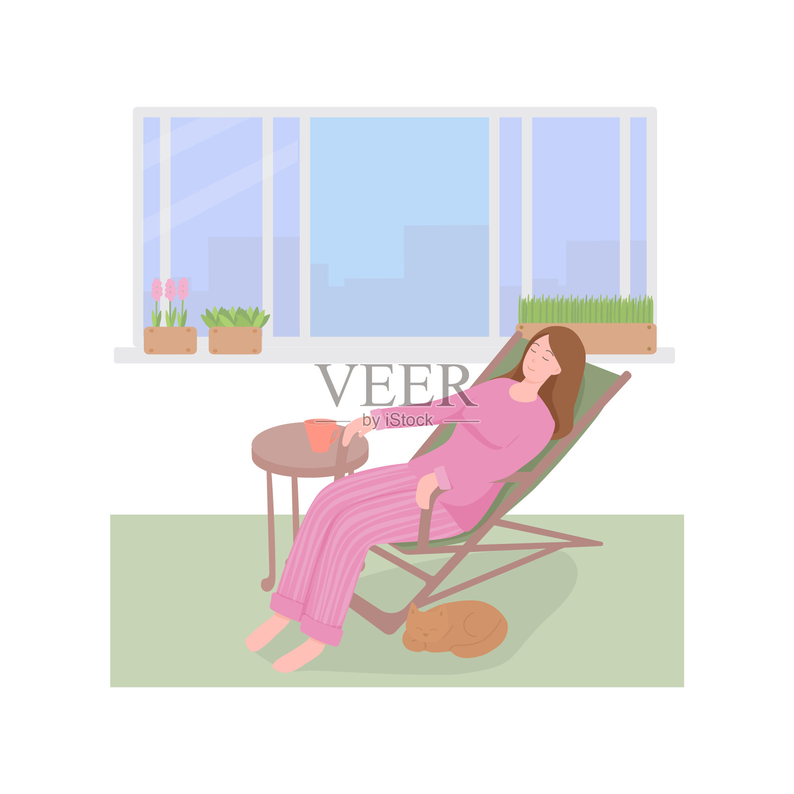 休息的妇女坐和dreamingin椅子在大阳台。 库存照片. 图片 包括有 设计, 家庭, 房子, 休闲 - 40353624
