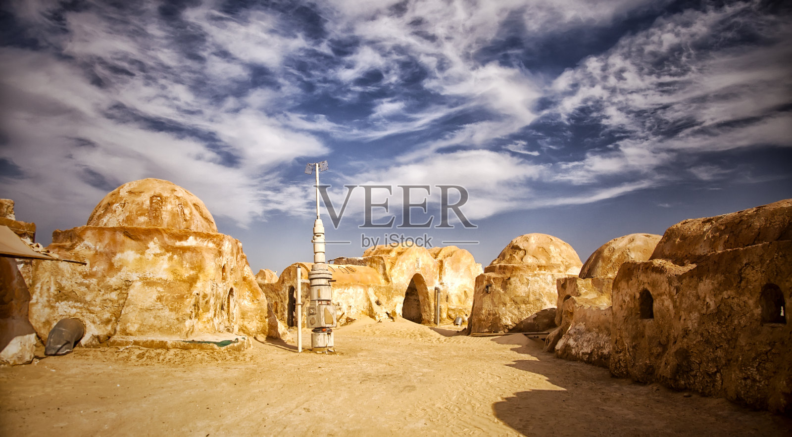 《星球大战》电影取材于突尼斯的撒哈拉沙漠照片摄影图片