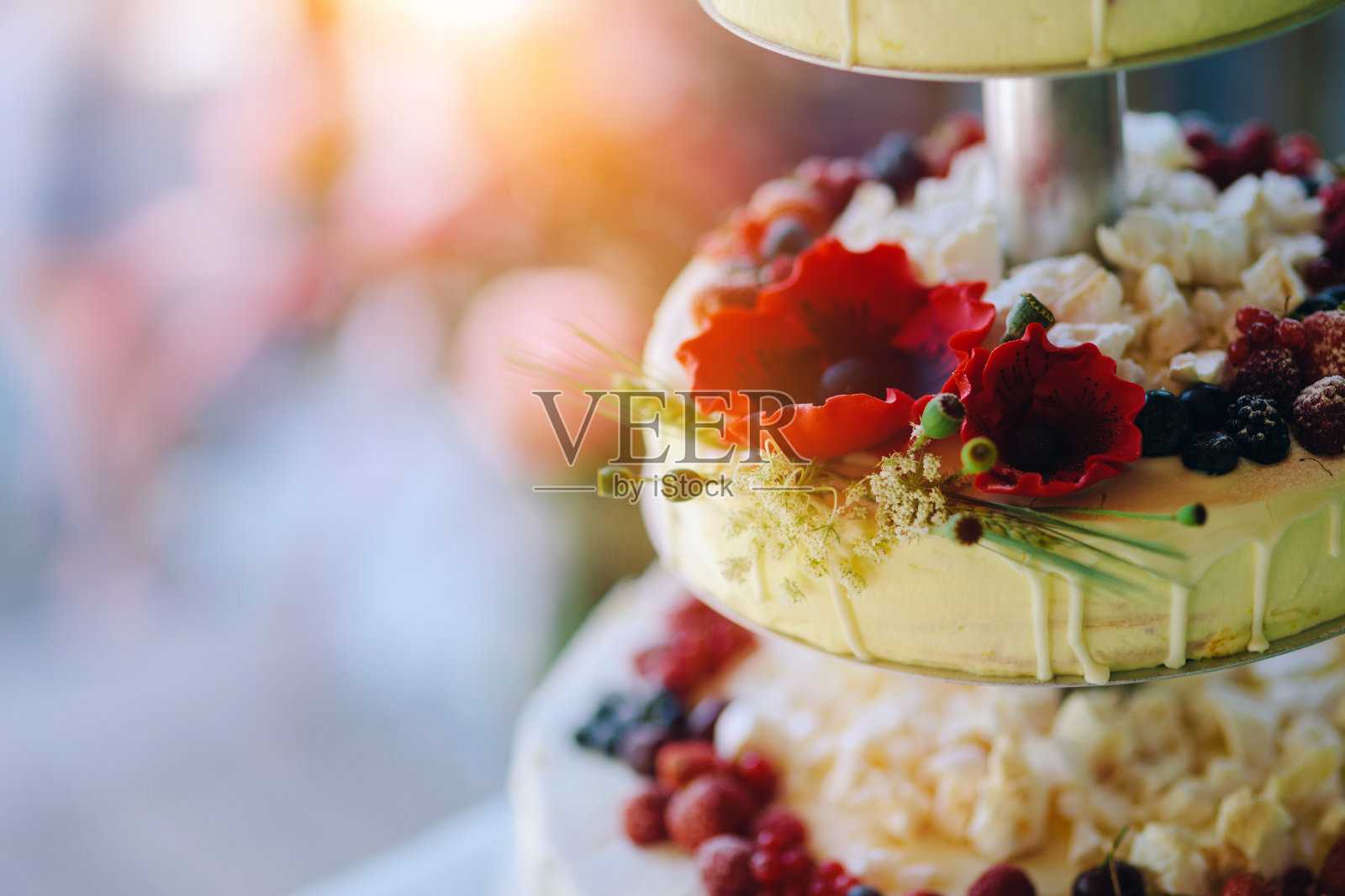 婚礼蛋糕照片摄影图片