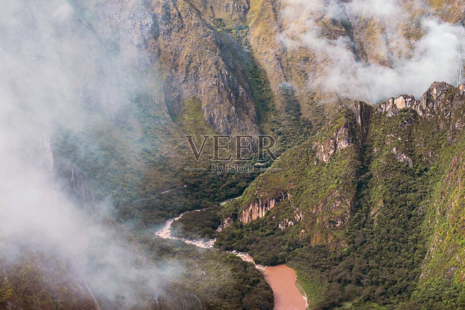 秘鲁的乌鲁班巴河照片摄影图片