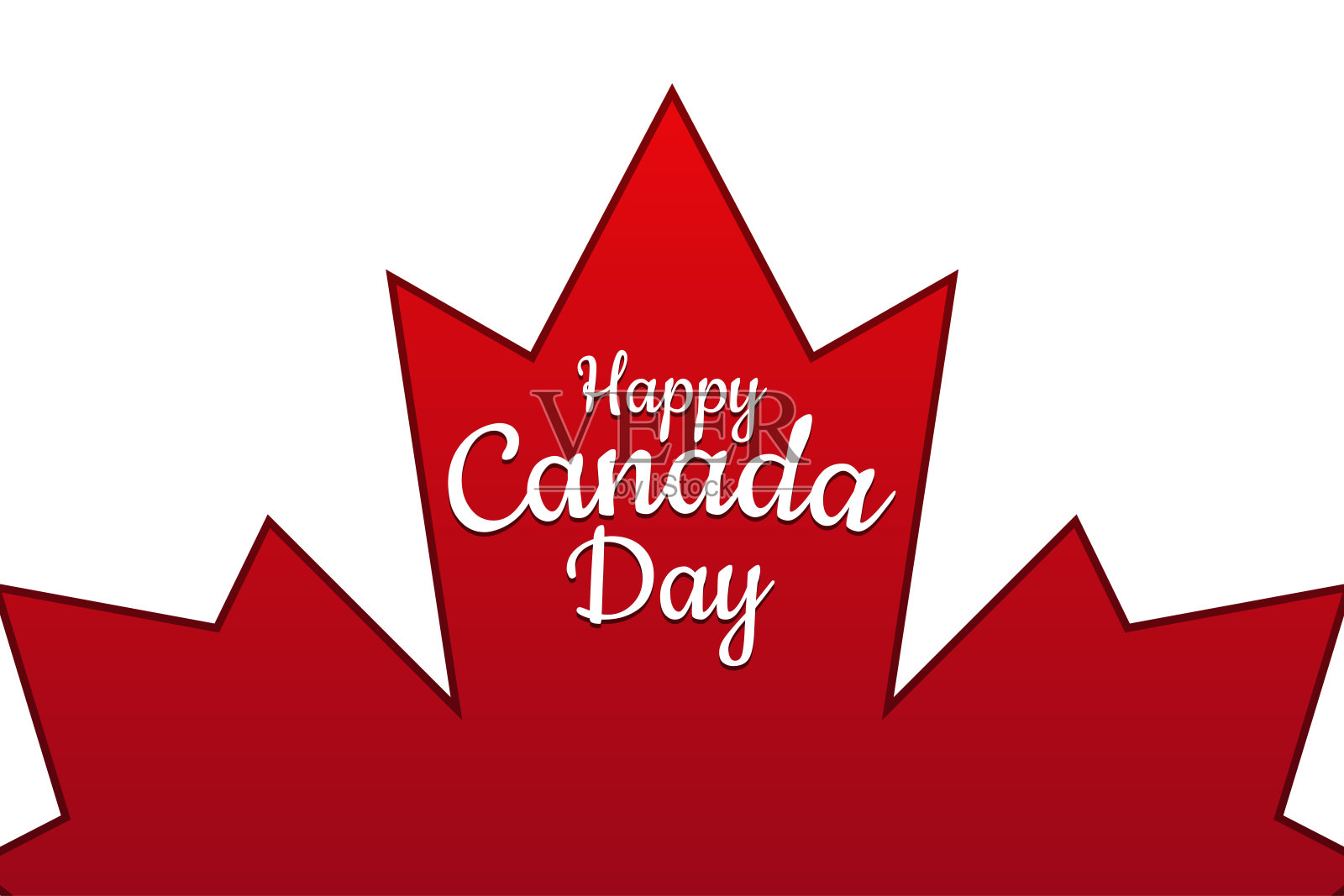 加拿大国庆日快乐。7月1日。节日的概念。模板的背景，旗帜，卡片，海报与文字题词。向量EPS10插图。插画图片素材