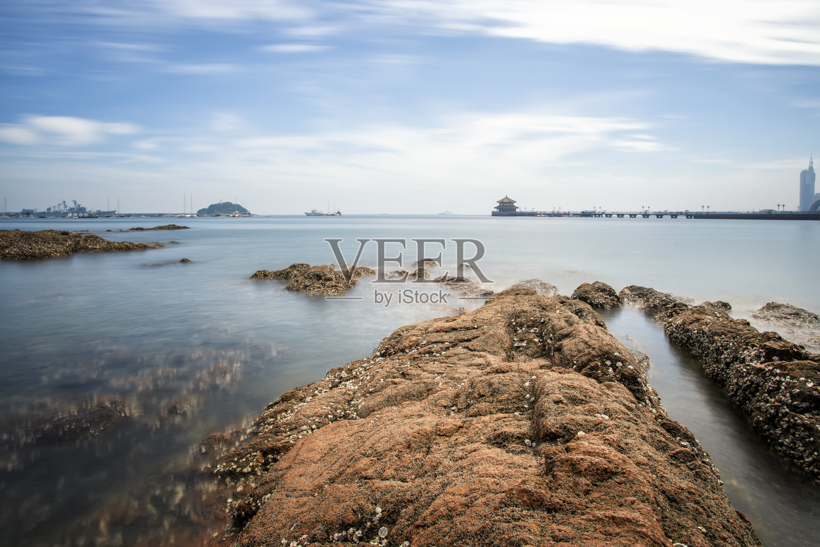 青岛海湾的风景照片摄影图片
