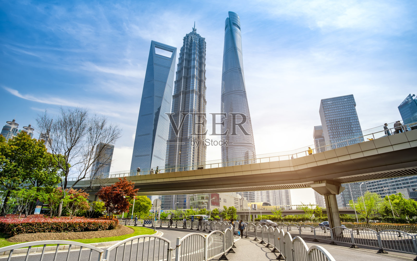 上海金融中心街景照片摄影图片
