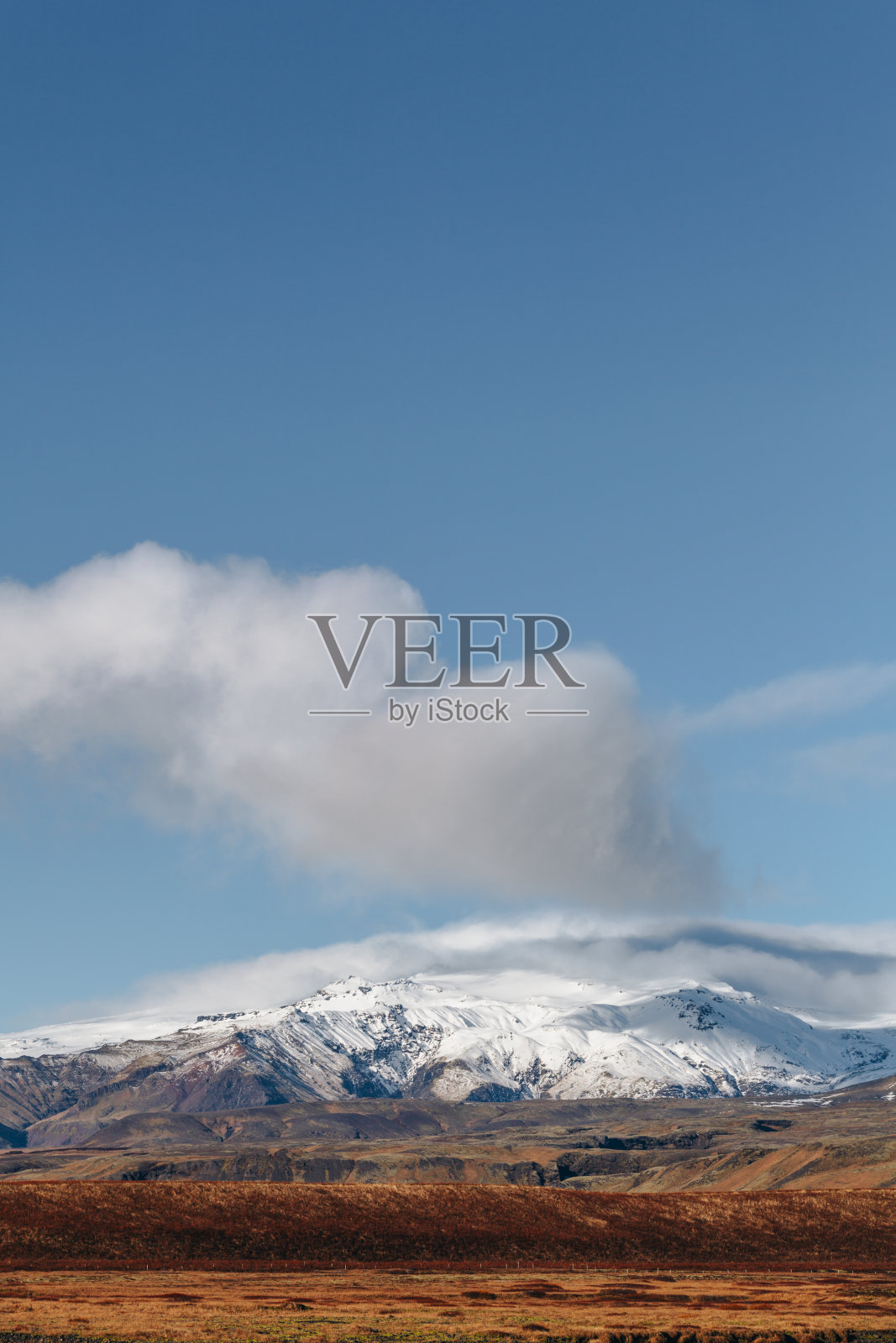 雪山，冰岛照片摄影图片