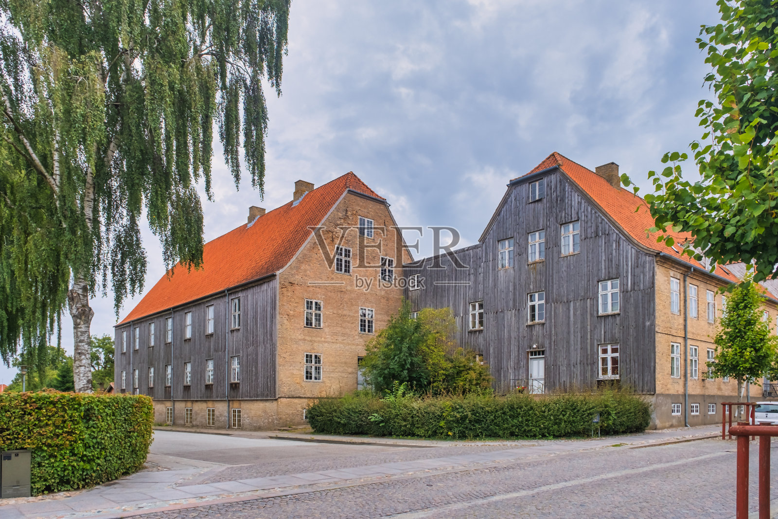 丹麦的Christiansfeld Moravian社区住宅照片摄影图片