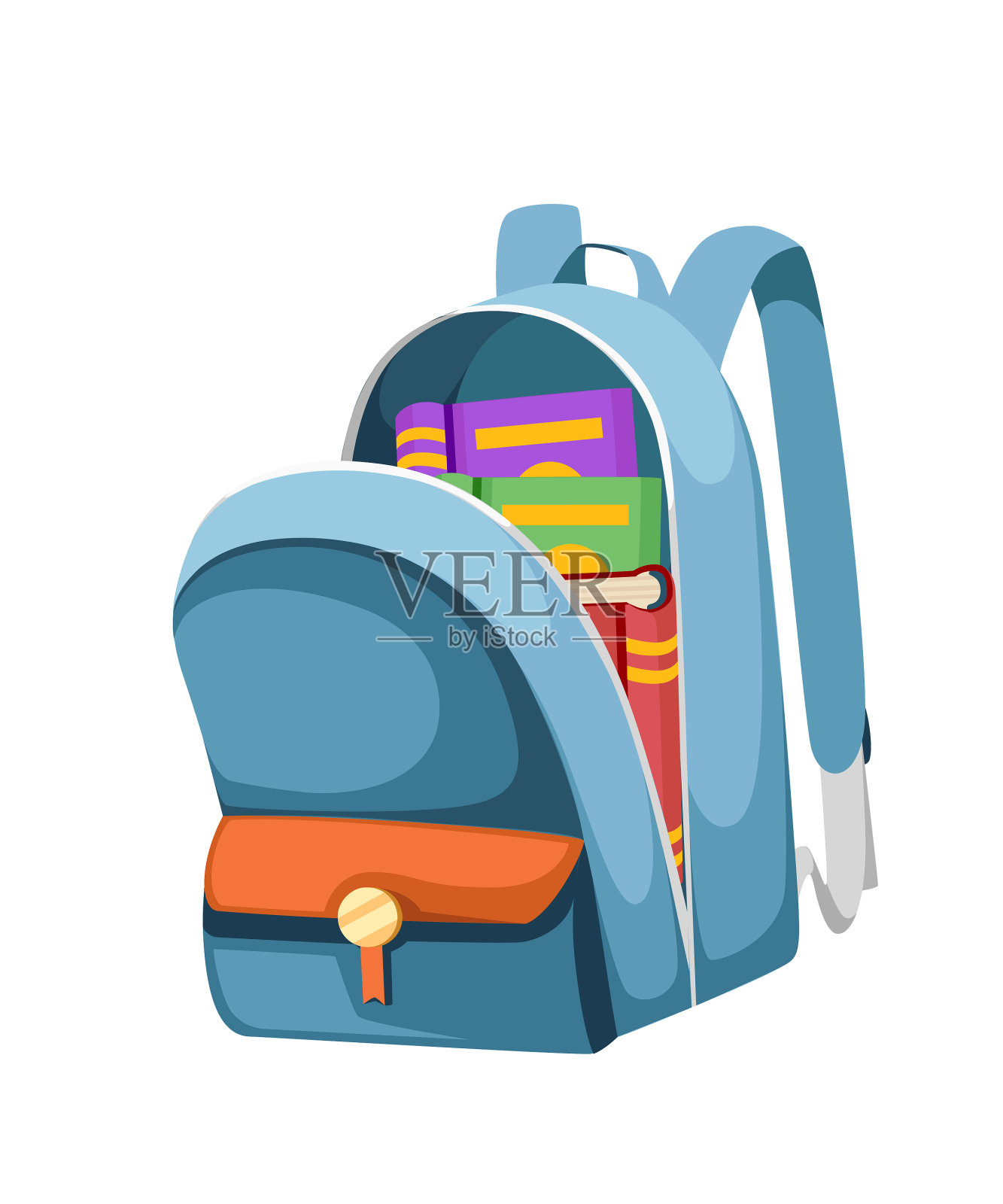 Open Backpack PNG Picture, Opened Backpack, Backpack Clipart, Backpack, Creative Backpack PNG ...