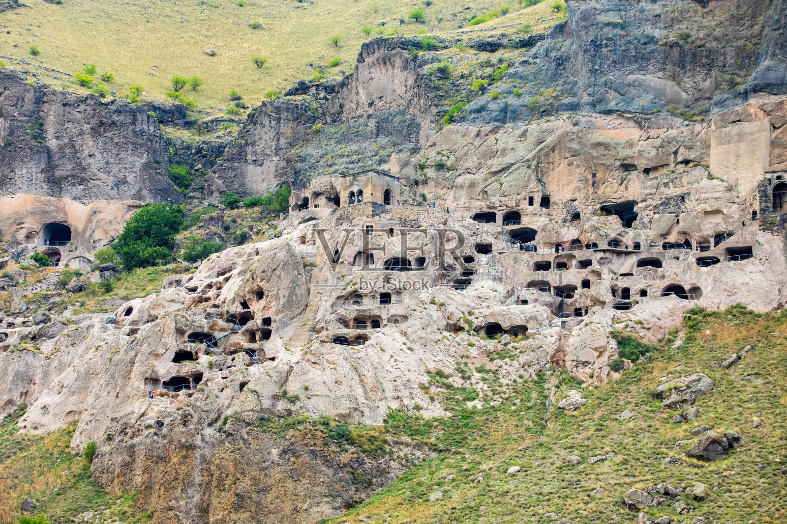 乔治亚历史遗产瓦尔齐亚洞穴的风景照片摄影图片