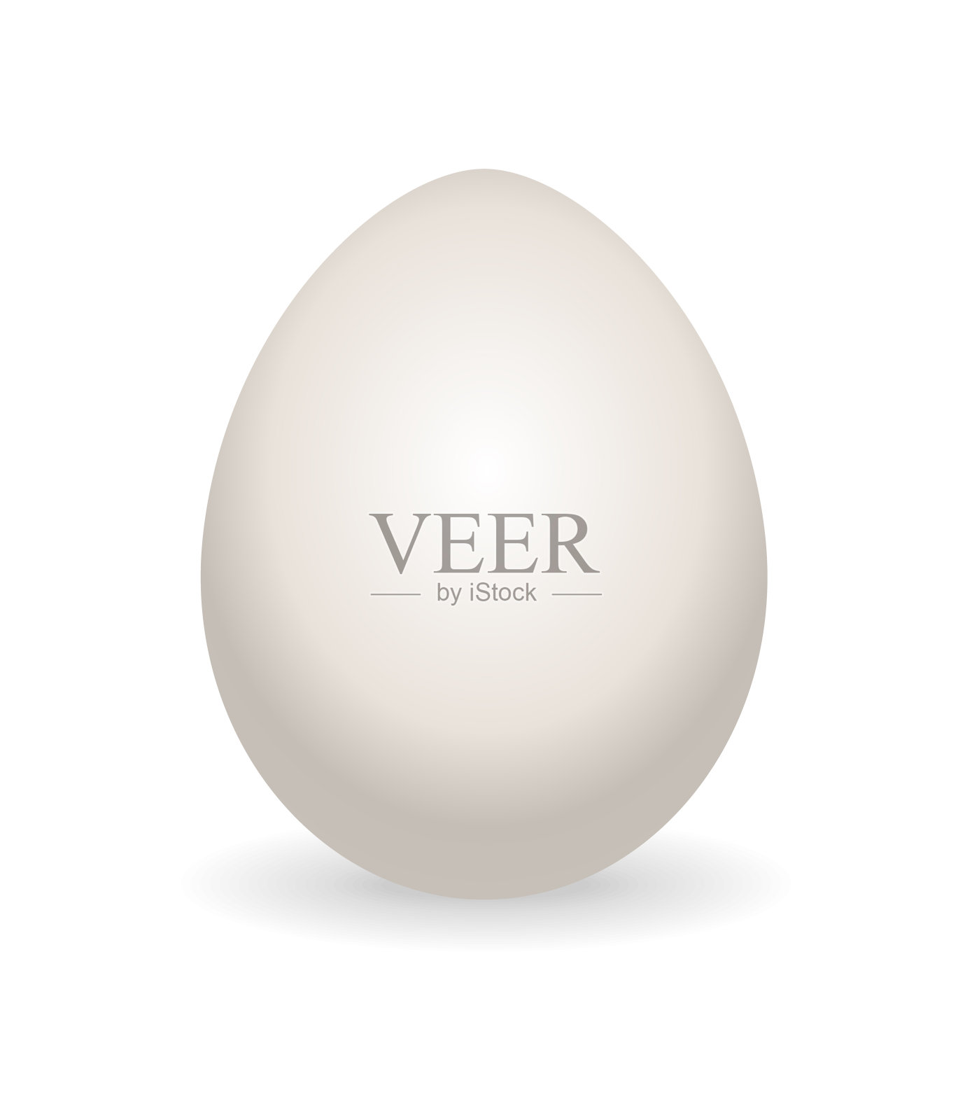 全蛋。逼真的鸡蛋没有破蛋壳。易碎鸡蛋的设计元素插画图片素材