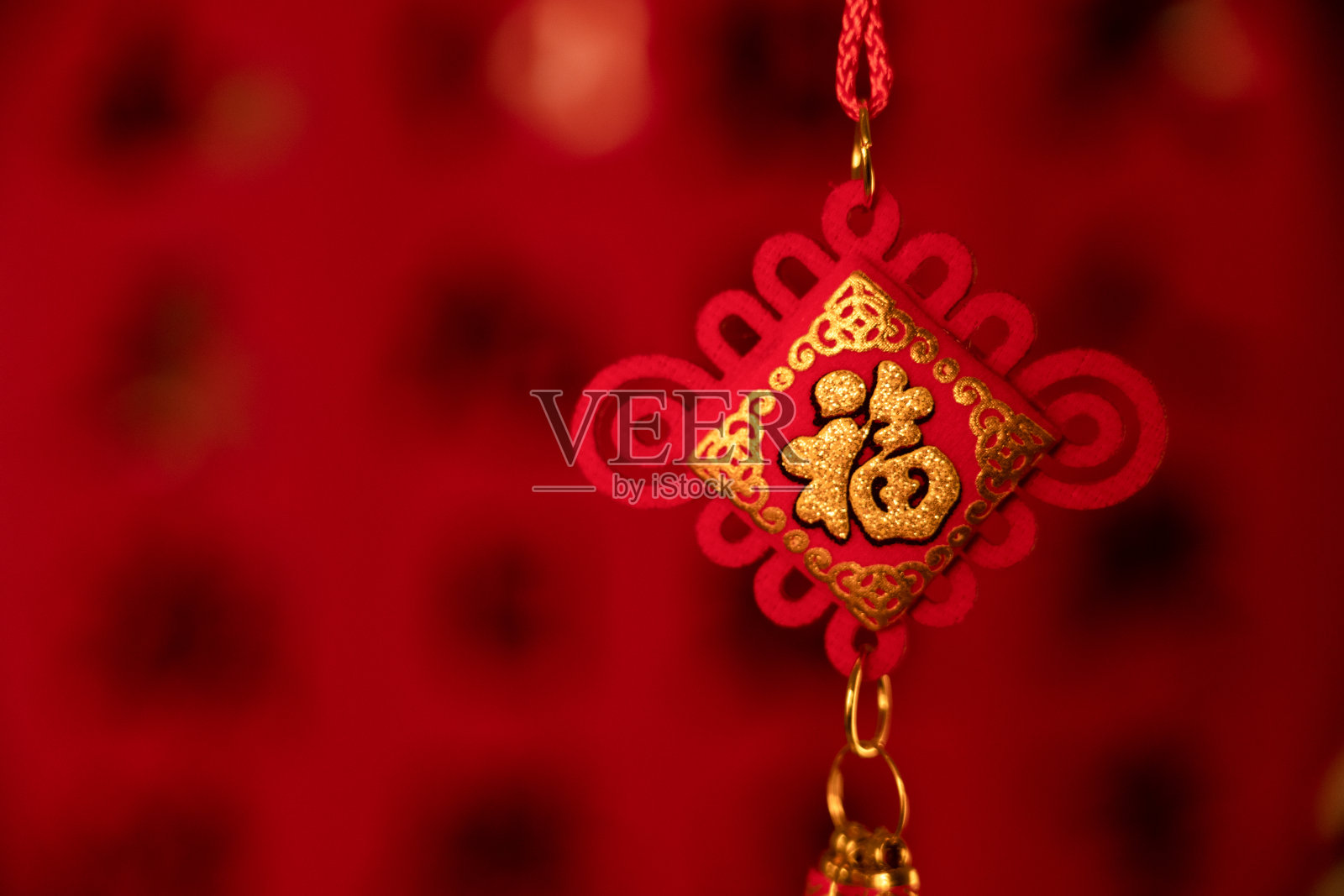 中国春节传统挂件装饰物中国结照片摄影图片
