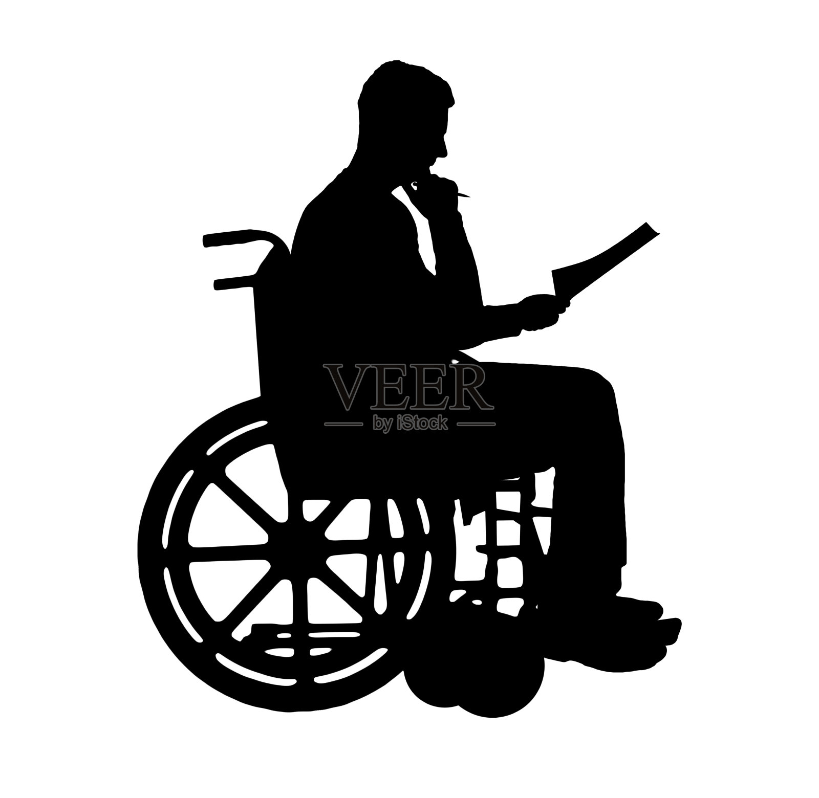 推轮椅造型图片素材-编号35150730-图行天下