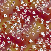 矢量无缝花卉抽象图案在勃艮第棕色秋季颜色的织物设计，雨伞插画图片